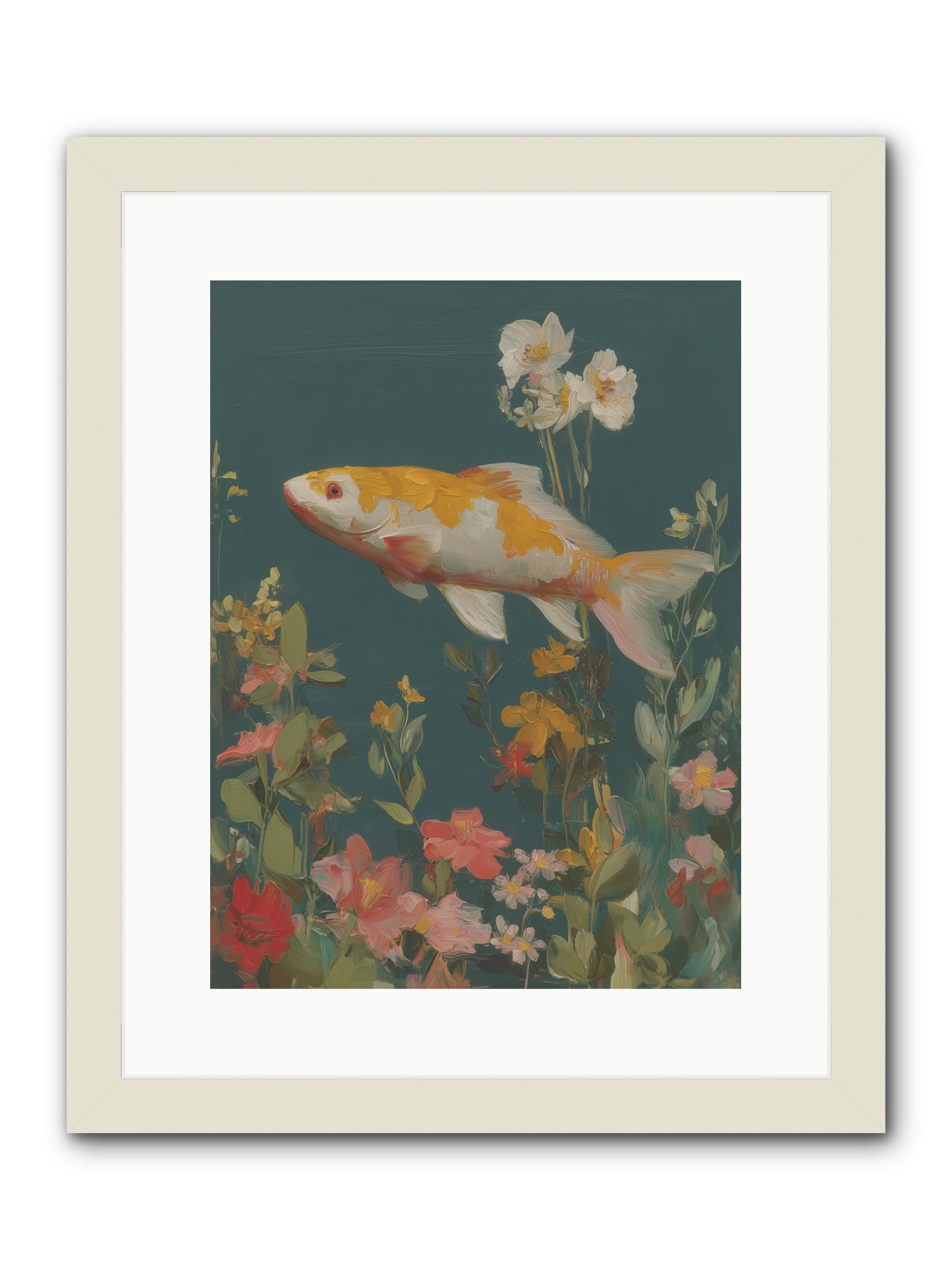 First Waters -- Framed Print - White 12x16