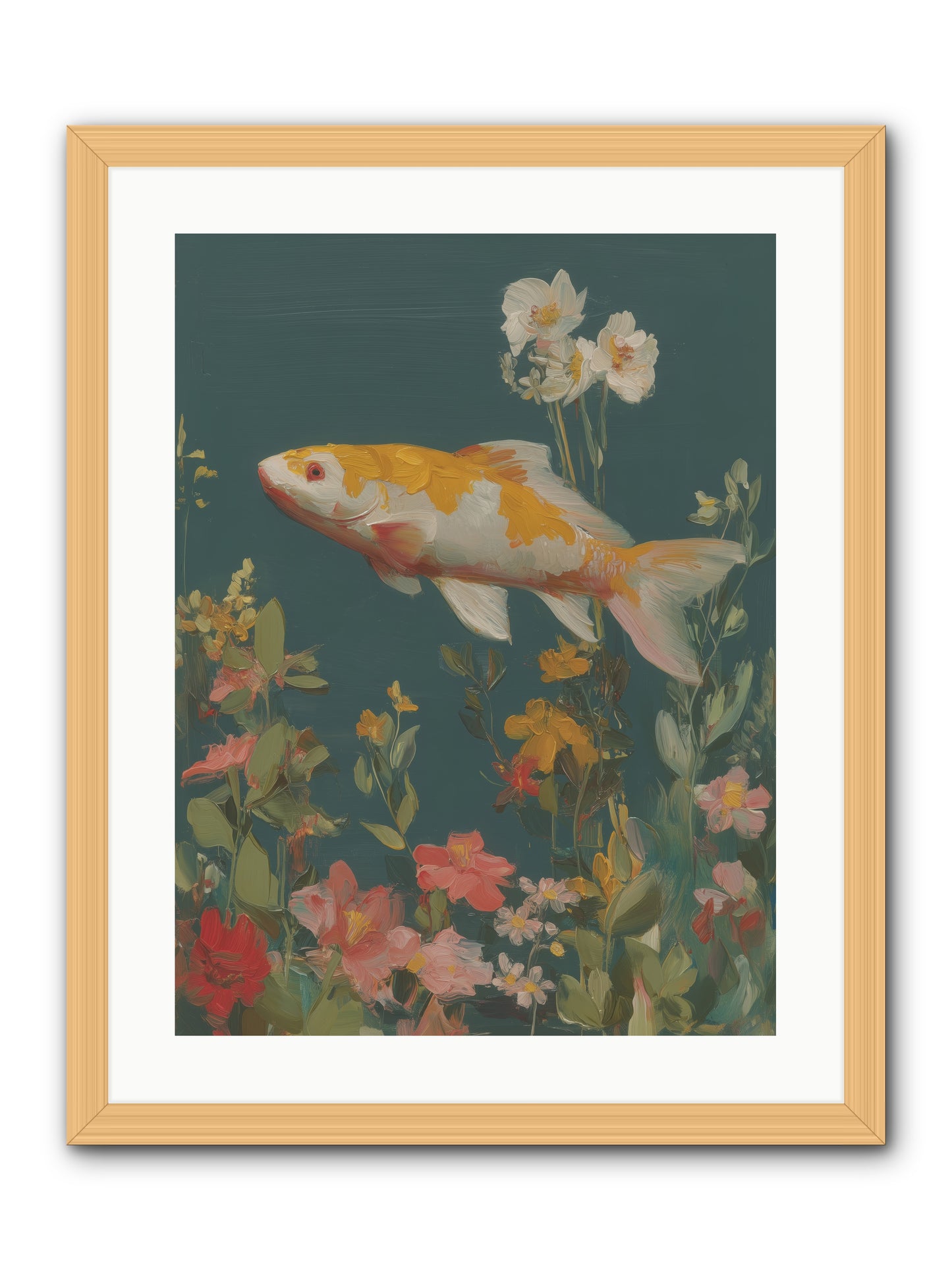 First Waters -- Framed Print - Natural 18x24