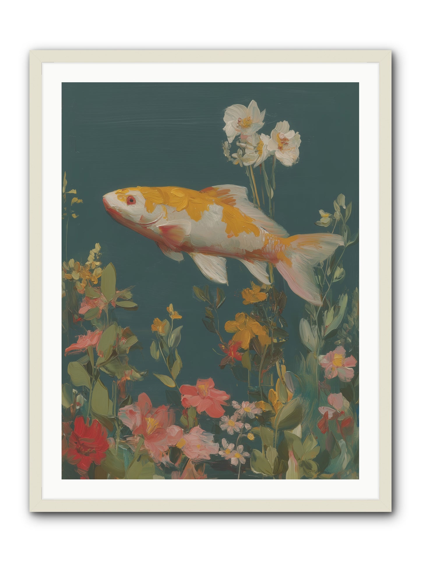 First Waters -- Framed Print - White 30x40