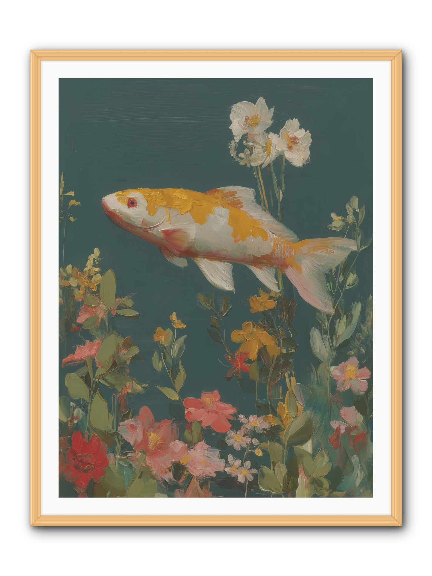First Waters -- Framed Print - Natural 36x48