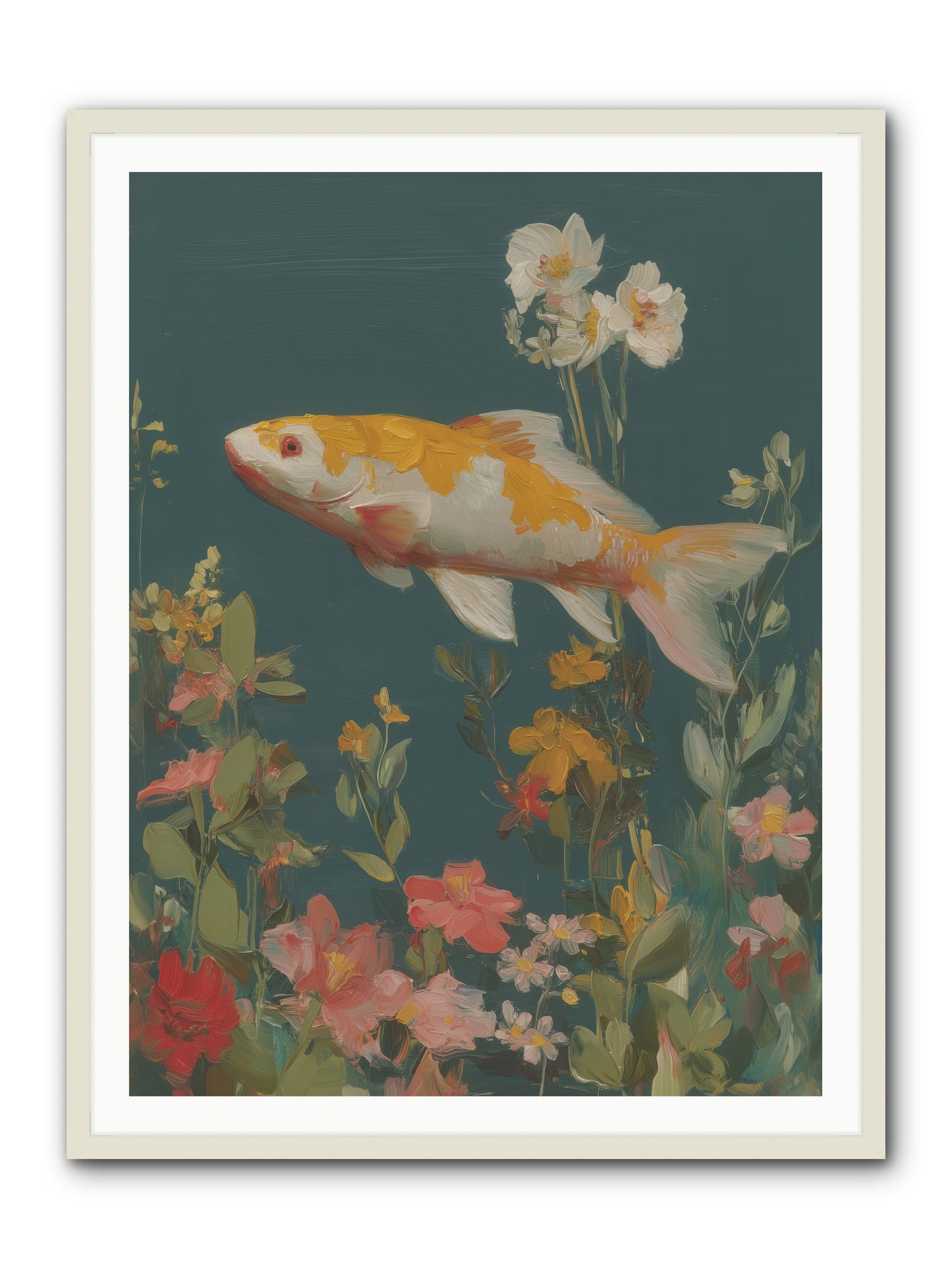 First Waters -- Framed Print - White 36x48