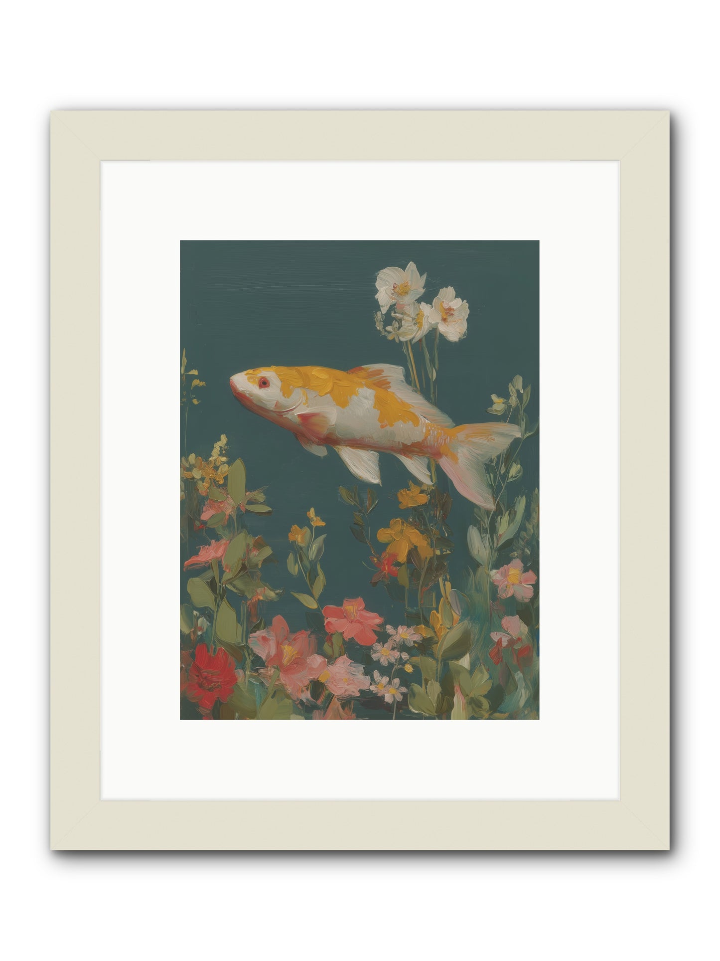 First Waters -- Framed Print - White 9x12