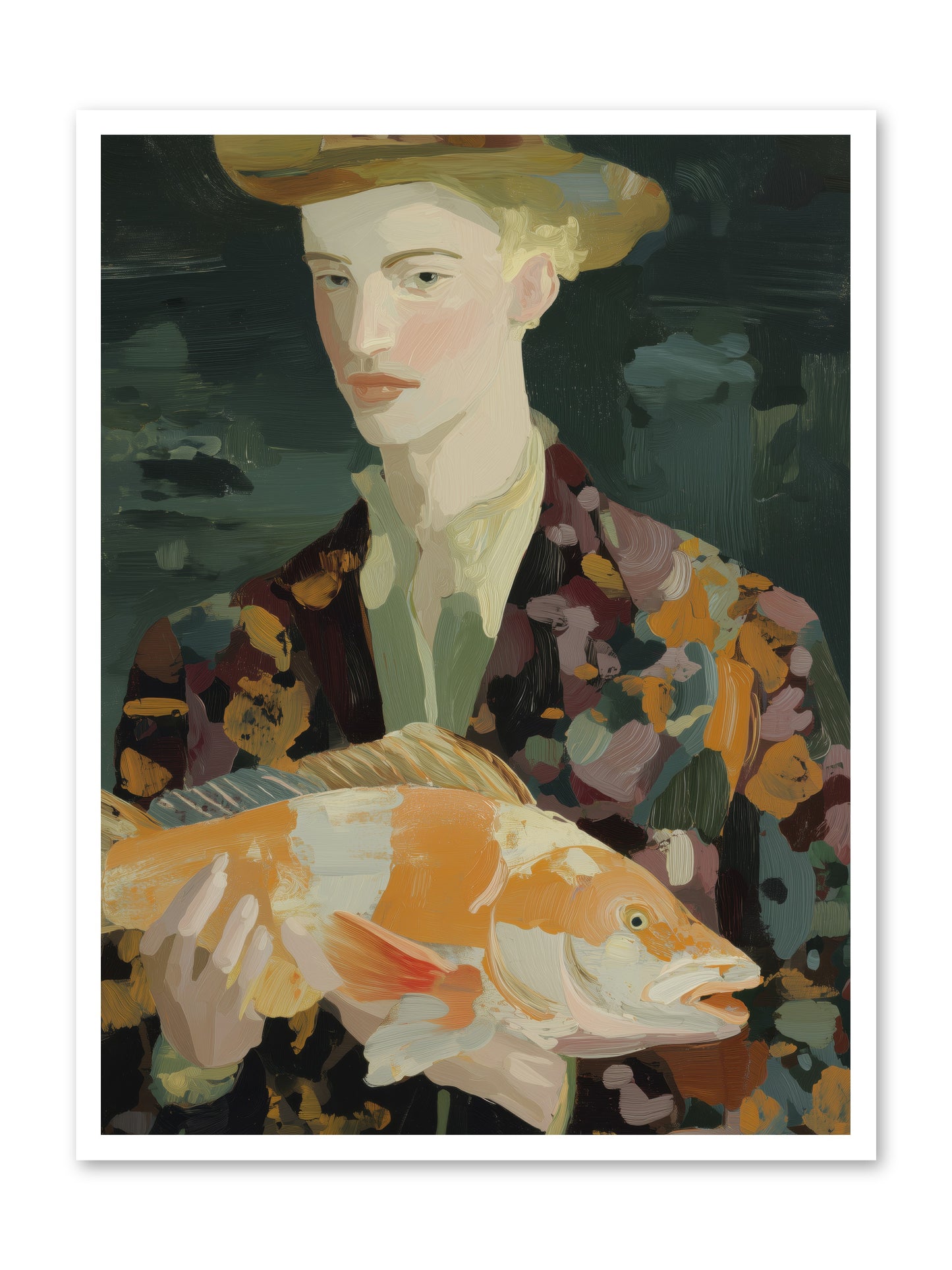 Fisherman's Gift  -- Loose Canvas Print 30x40