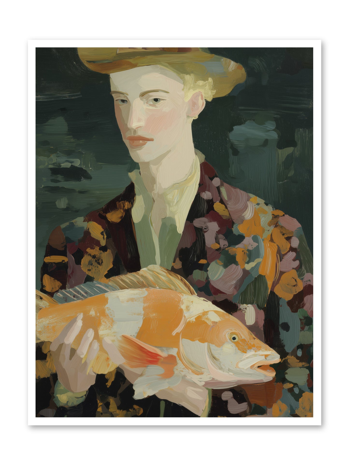 Fisherman's Gift  -- Loose Canvas Print 36x48