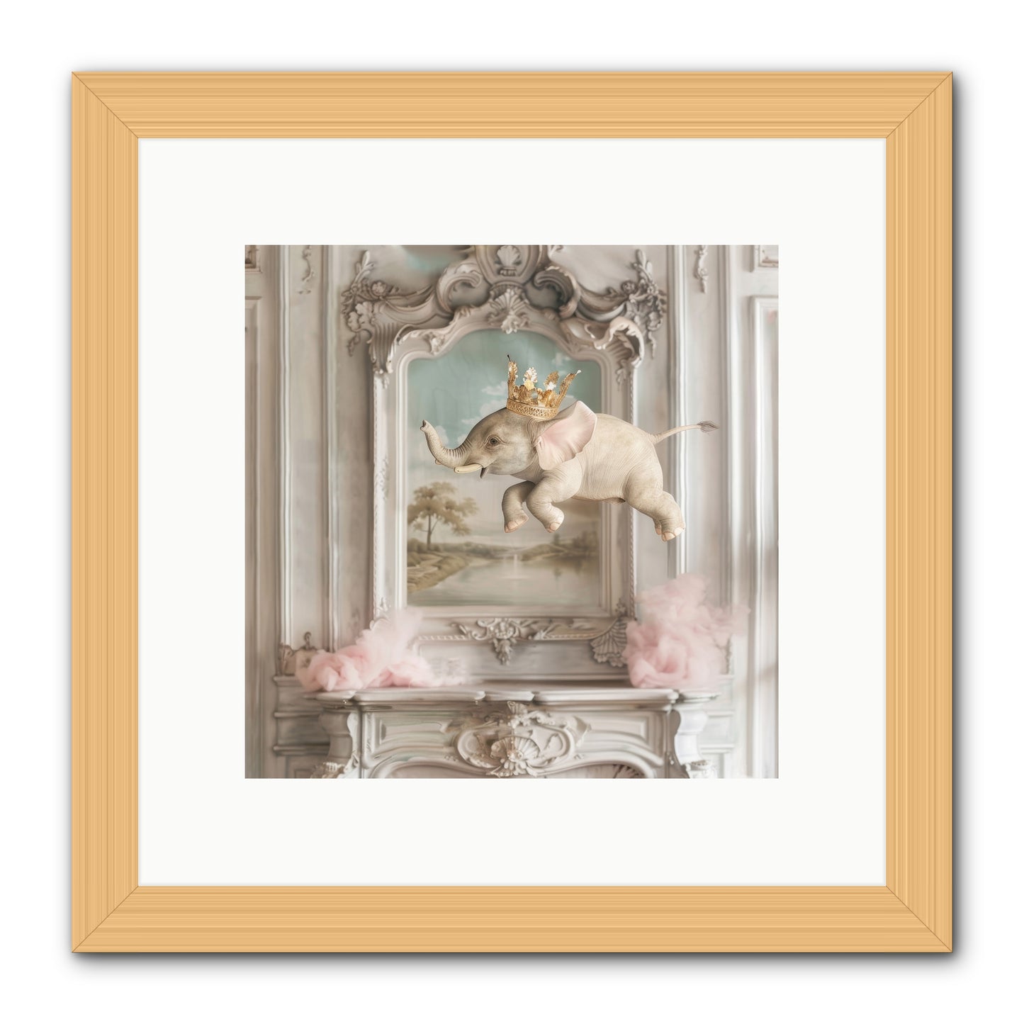 Fitzroy -- Framed Print - Natural 10x10