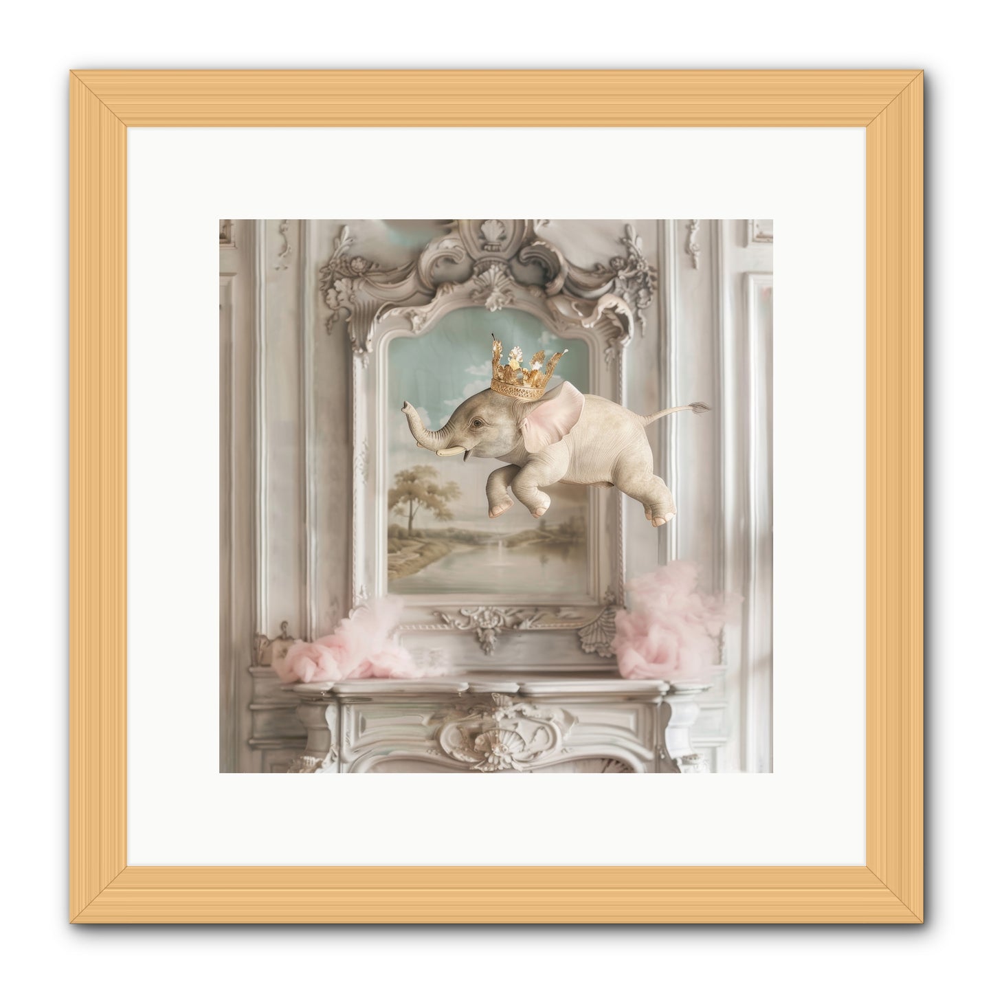 Fitzroy -- Framed Print - Natural 12x12