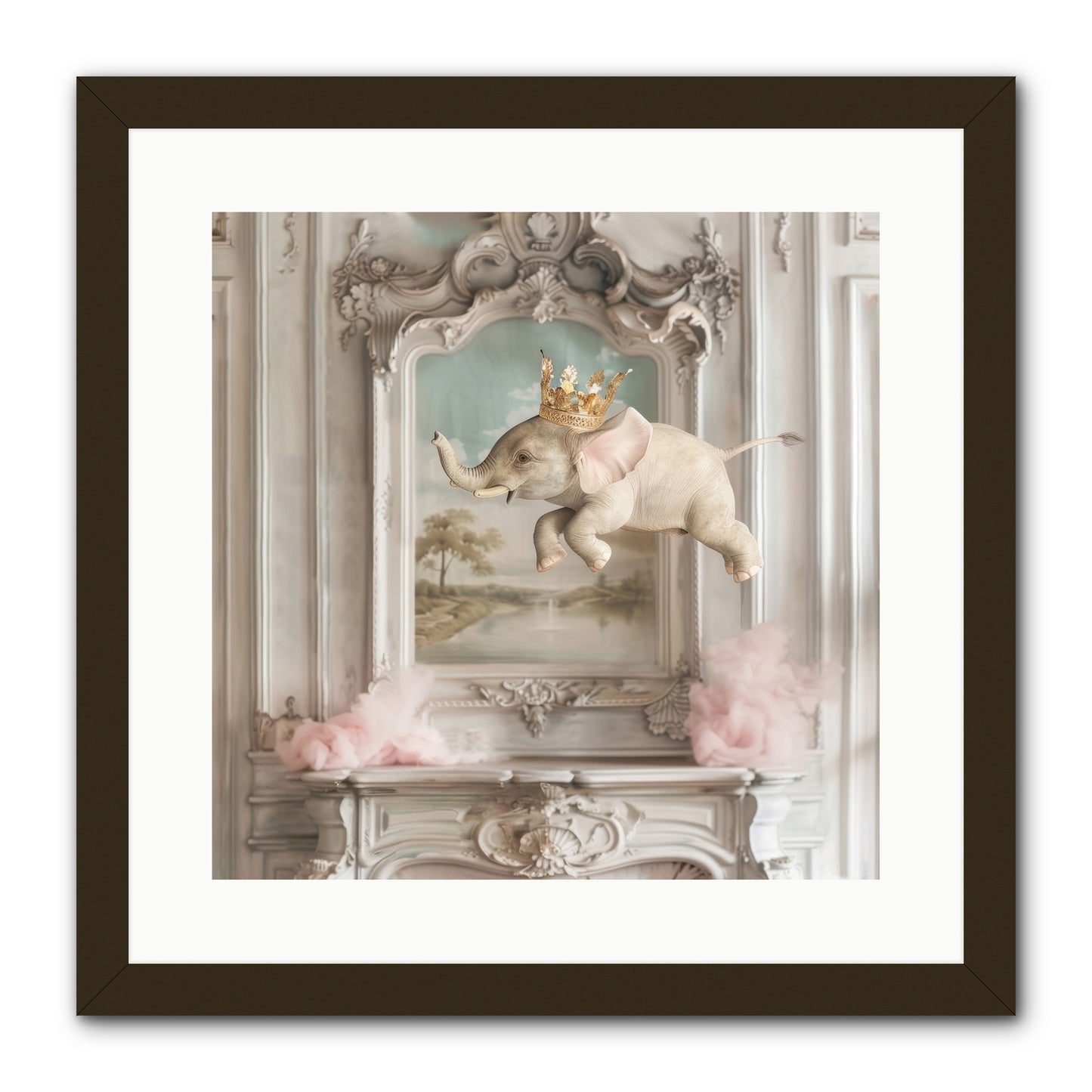 Fitzroy -- Framed Print - Black 16x16
