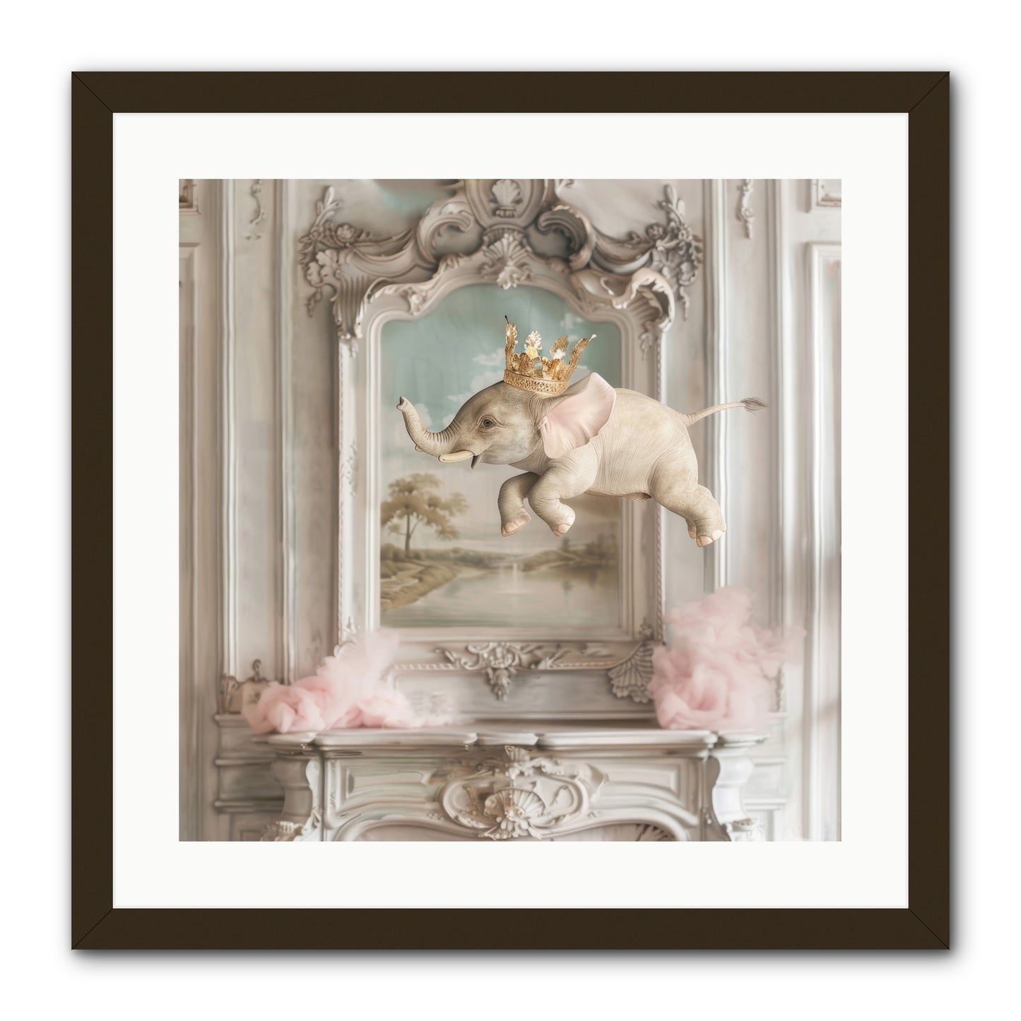 Fitzroy -- Framed Print - Black 20x20