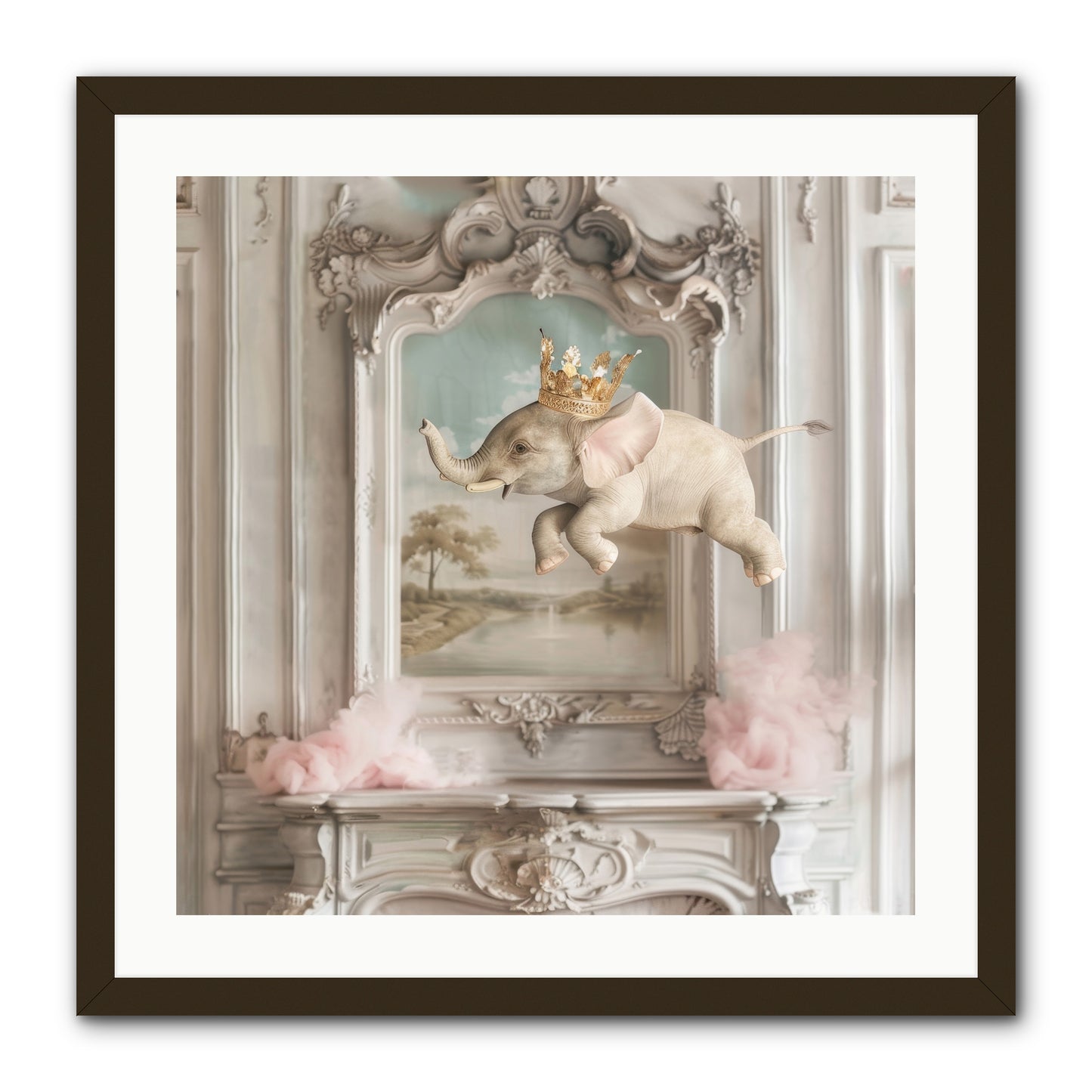 Fitzroy -- Framed Print - Black 24x24