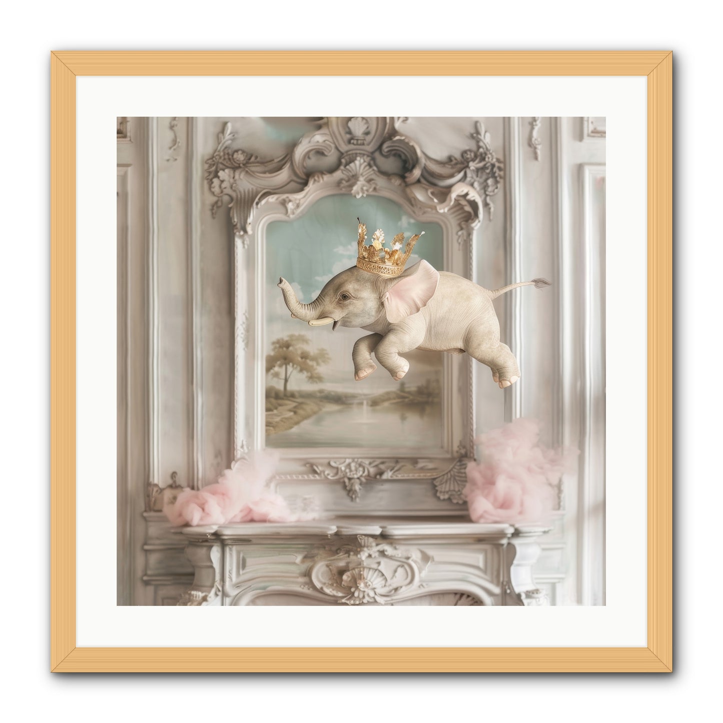 Fitzroy -- Framed Print - Natural 24x24