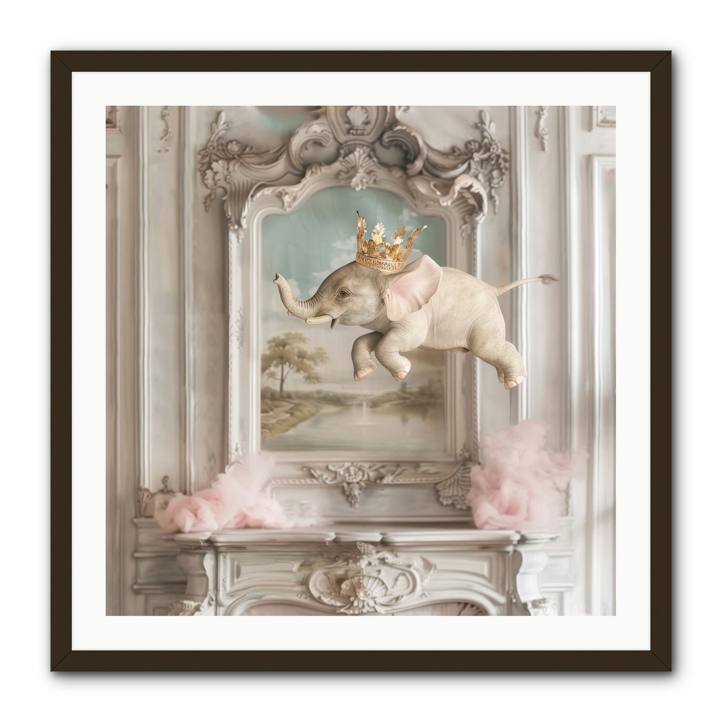 Fitzroy -- Framed Print - Black 30x30