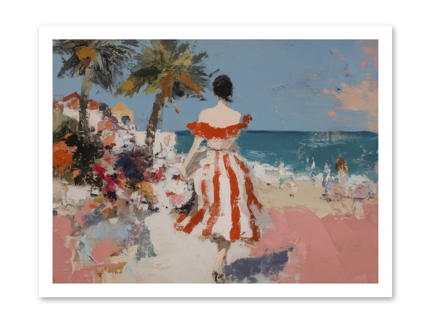 Flamingo Shores -- Paper Print 24x18