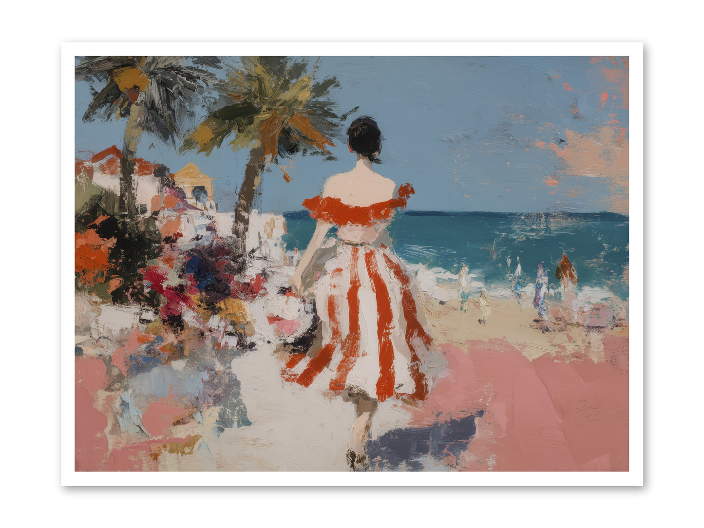 Flamingo Shores -- Paper Print 40x30