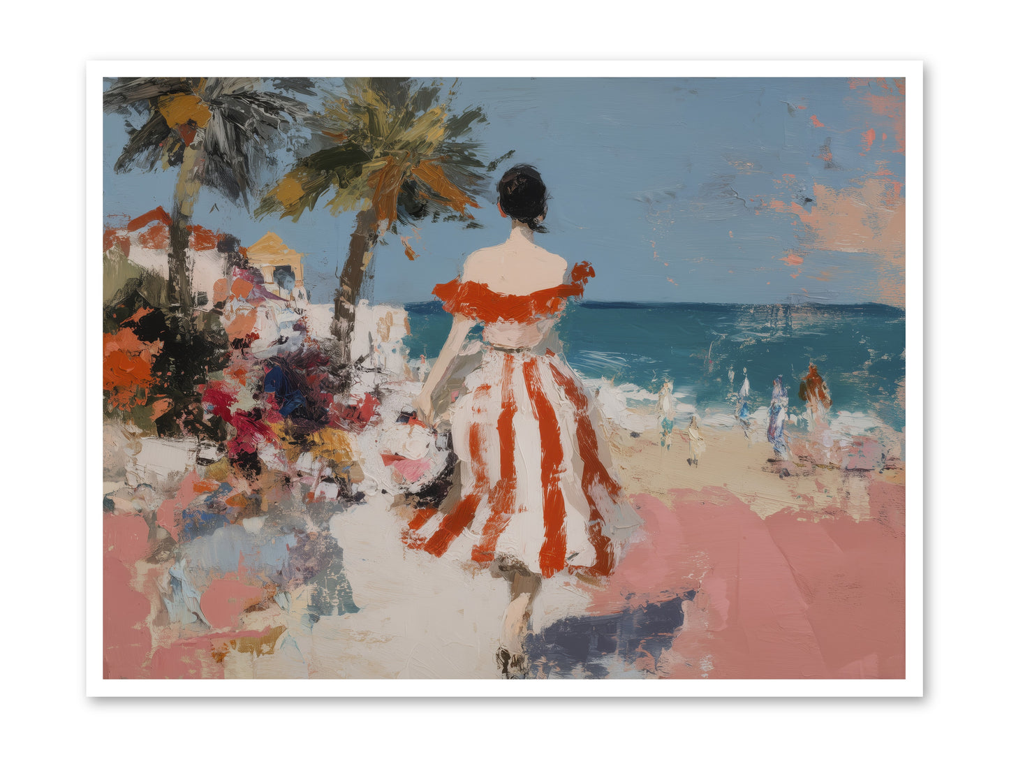 Flamingo Shores -- Paper Print 48x36