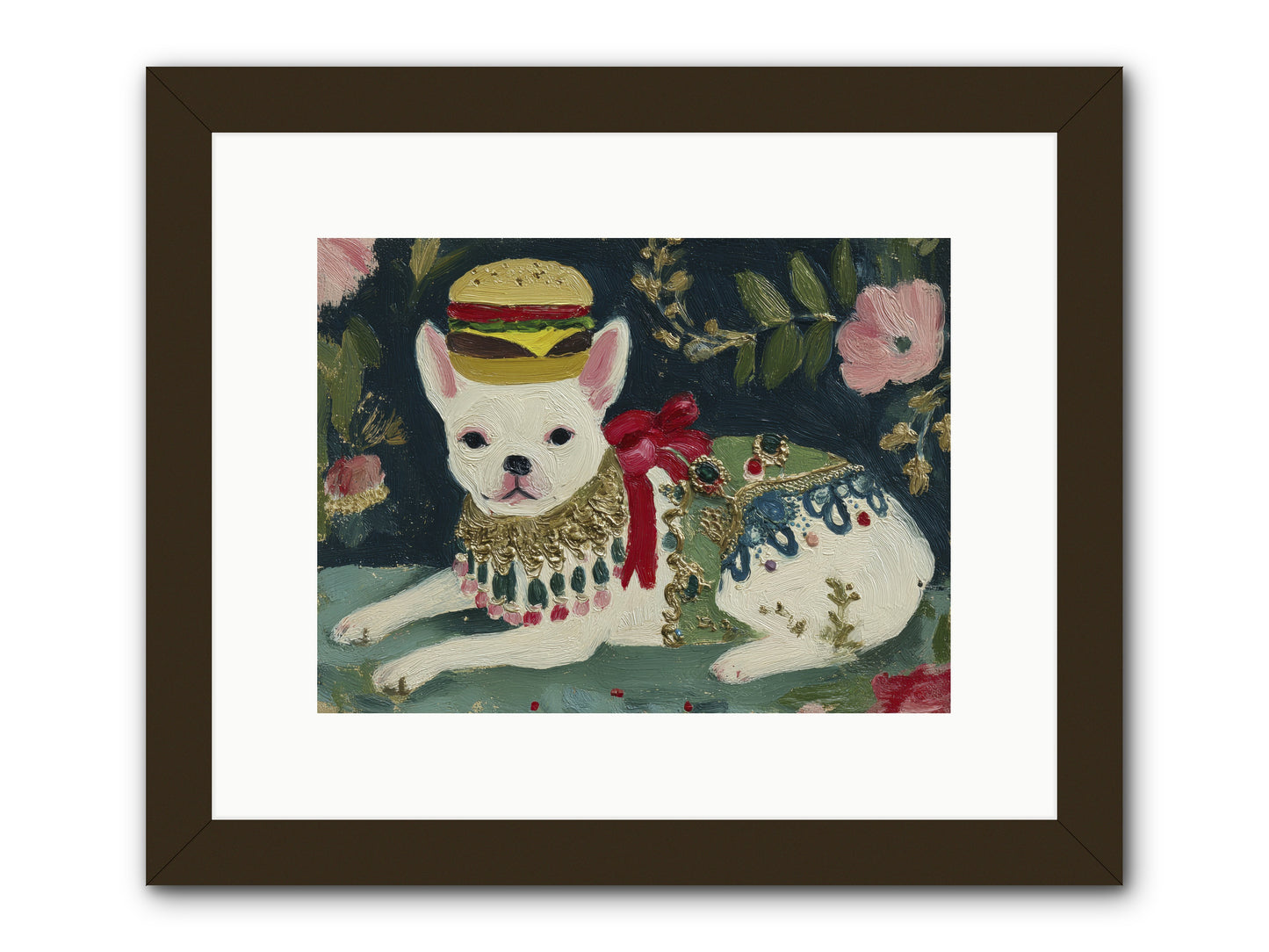 Flecks of Moonbeam Joy -- Framed Print - Black 12x9
