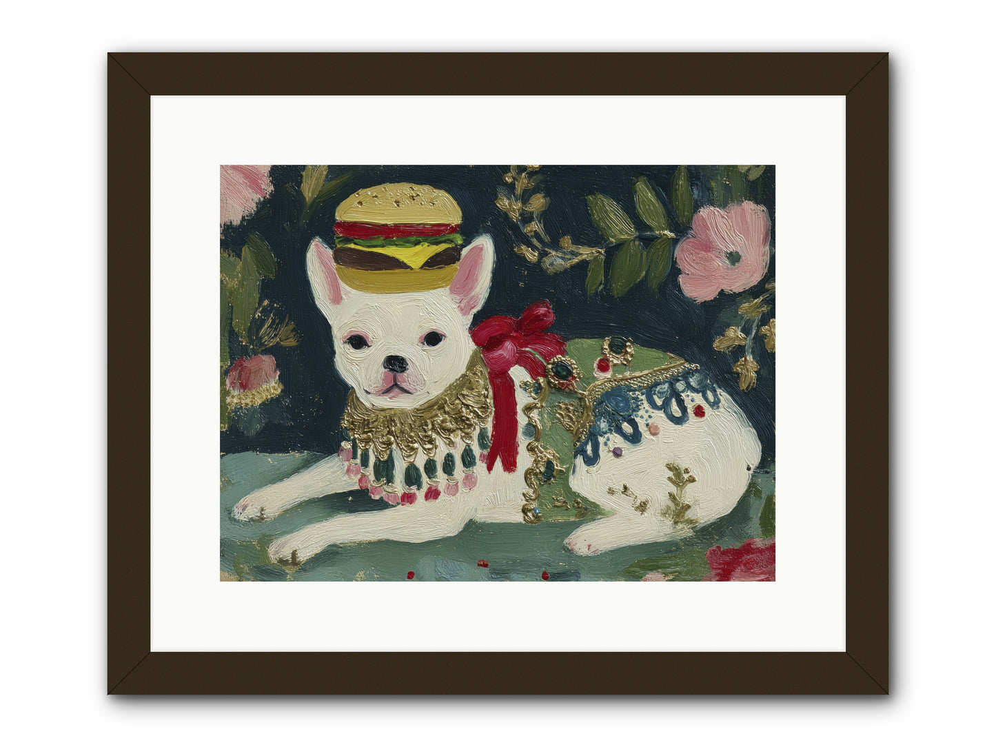Flecks of Moonbeam Joy -- Framed Print - Black 16x12