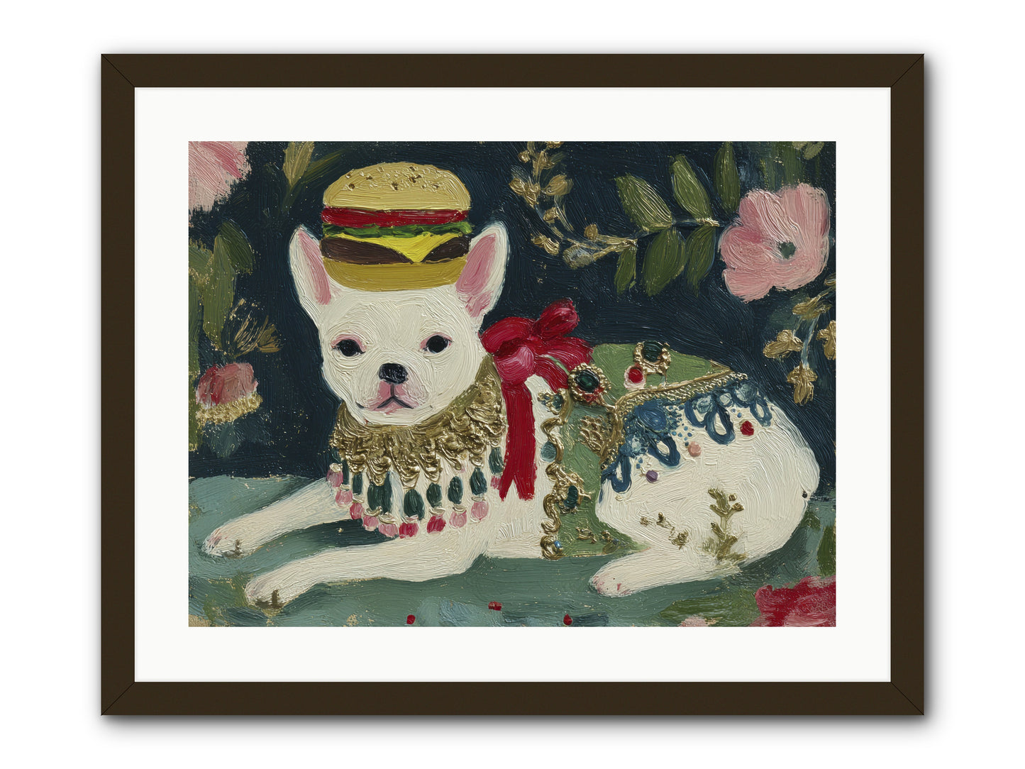 Flecks of Moonbeam Joy -- Framed Print - Black 24x18