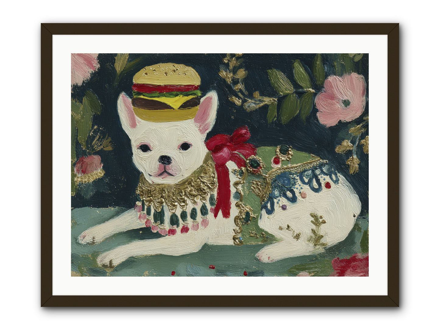 Flecks of Moonbeam Joy -- Framed Print - Black 32x24