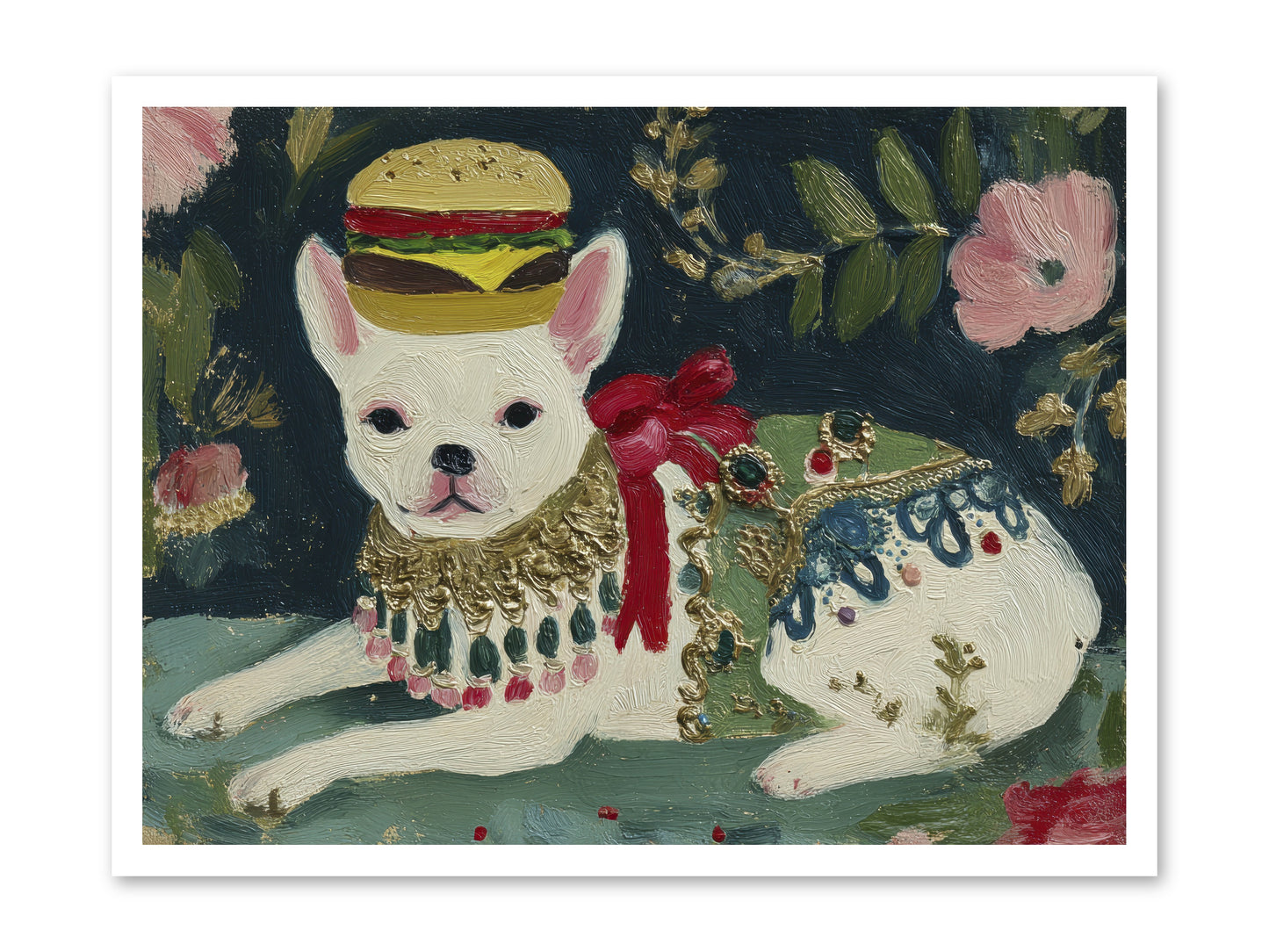Flecks of Moonbeam Joy -- Loose Canvas Print 32x24