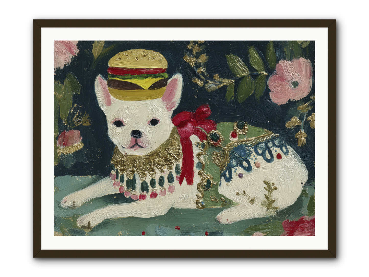 Flecks of Moonbeam Joy -- Framed Print - Black 40x30