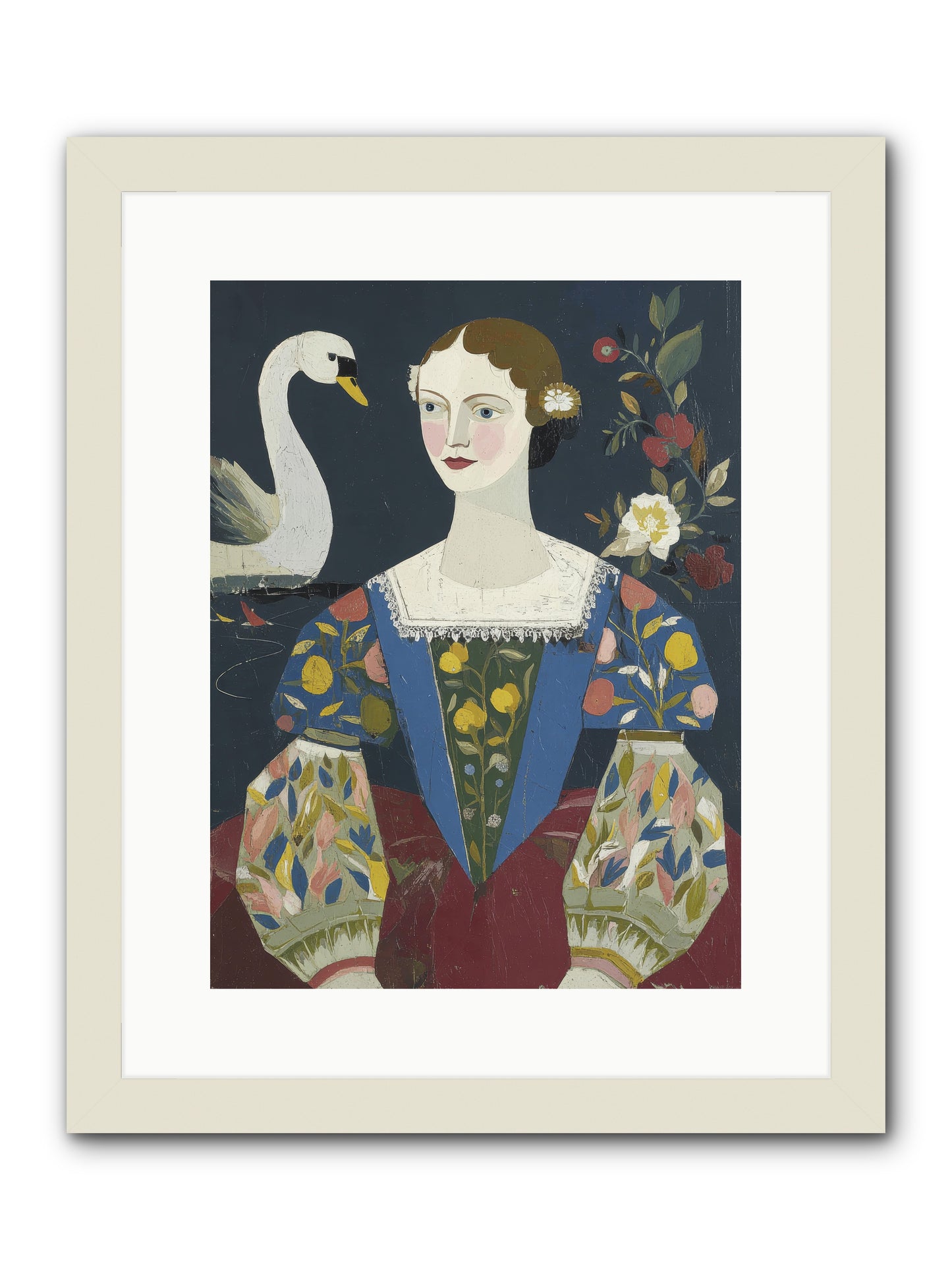 Fleeting Things -- Framed Print - White 12x16