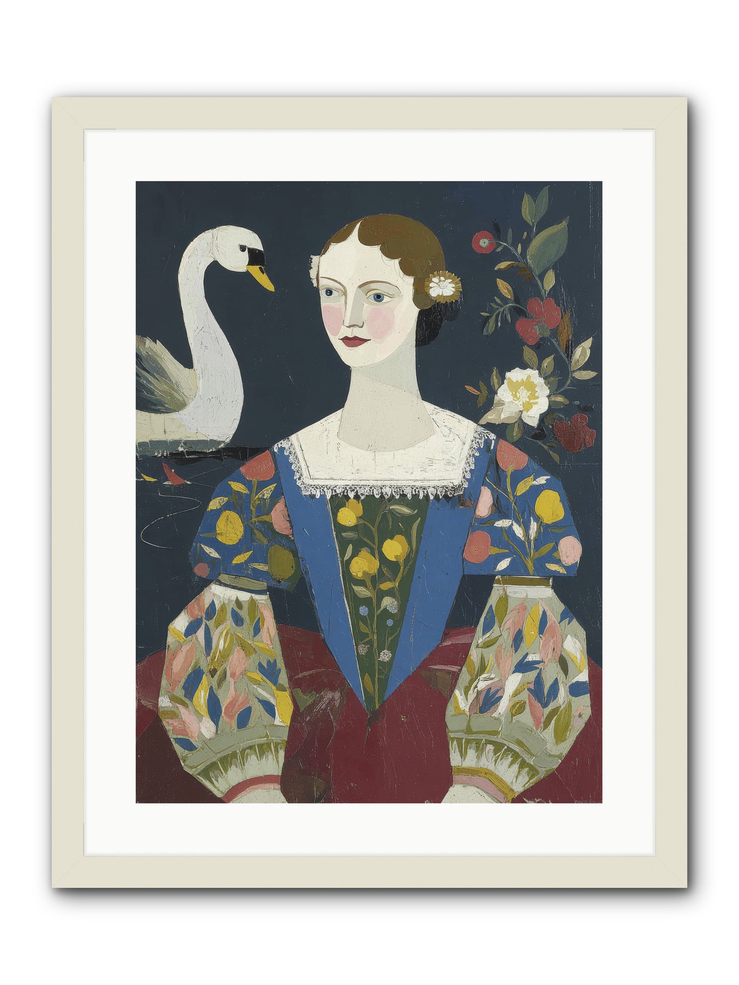 Fleeting Things -- Framed Print - White 18x24
