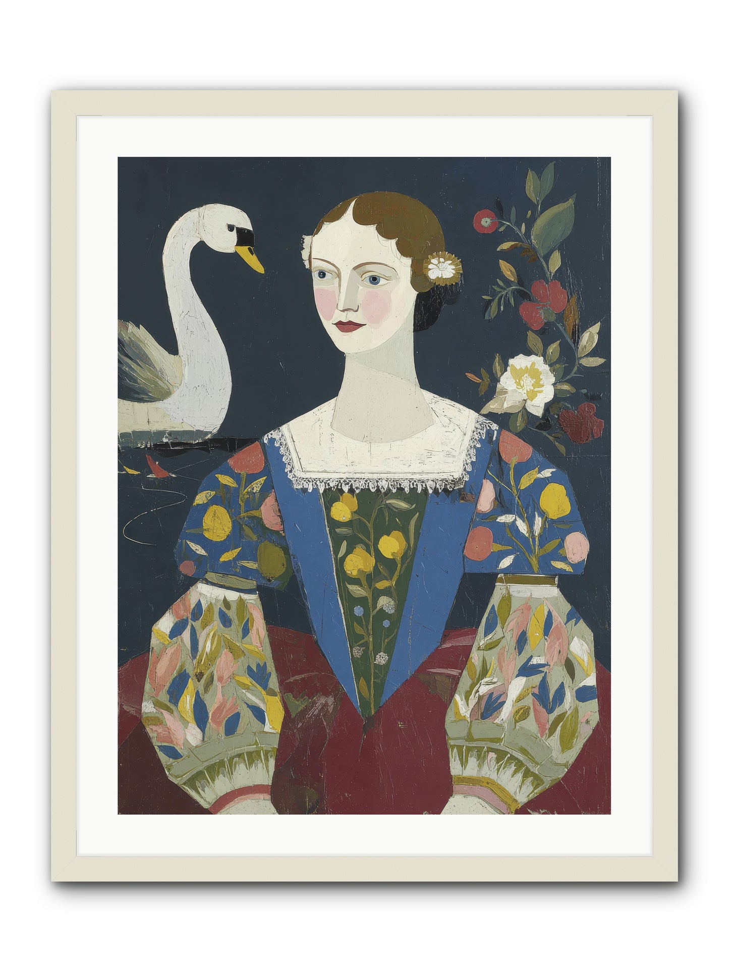 Fleeting Things -- Framed Print - White 24x32