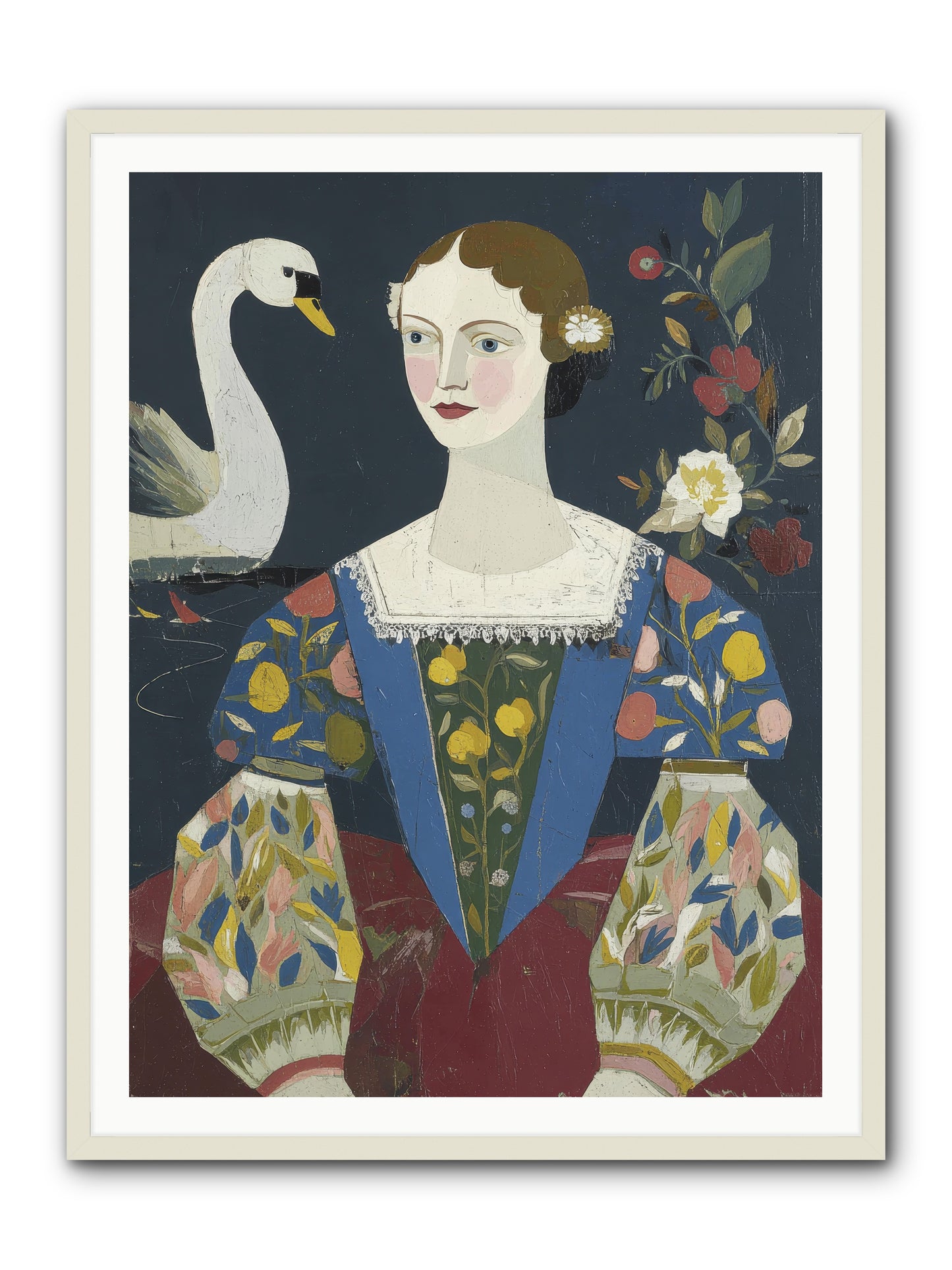Fleeting Things -- Framed Print - White 36x48