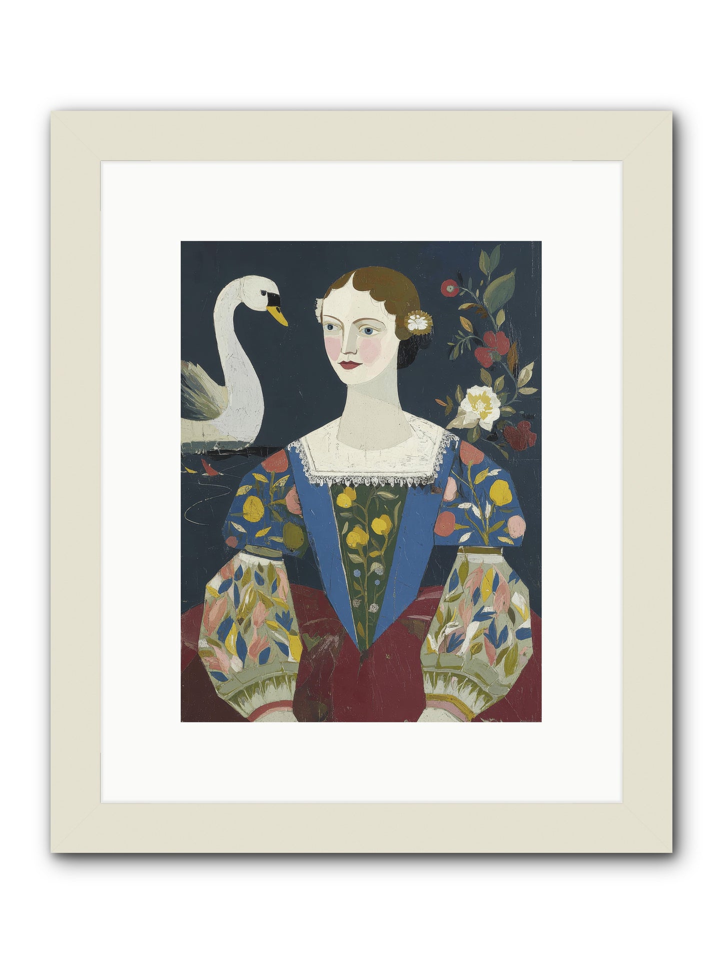 Fleeting Things -- Framed Print - White 9x12