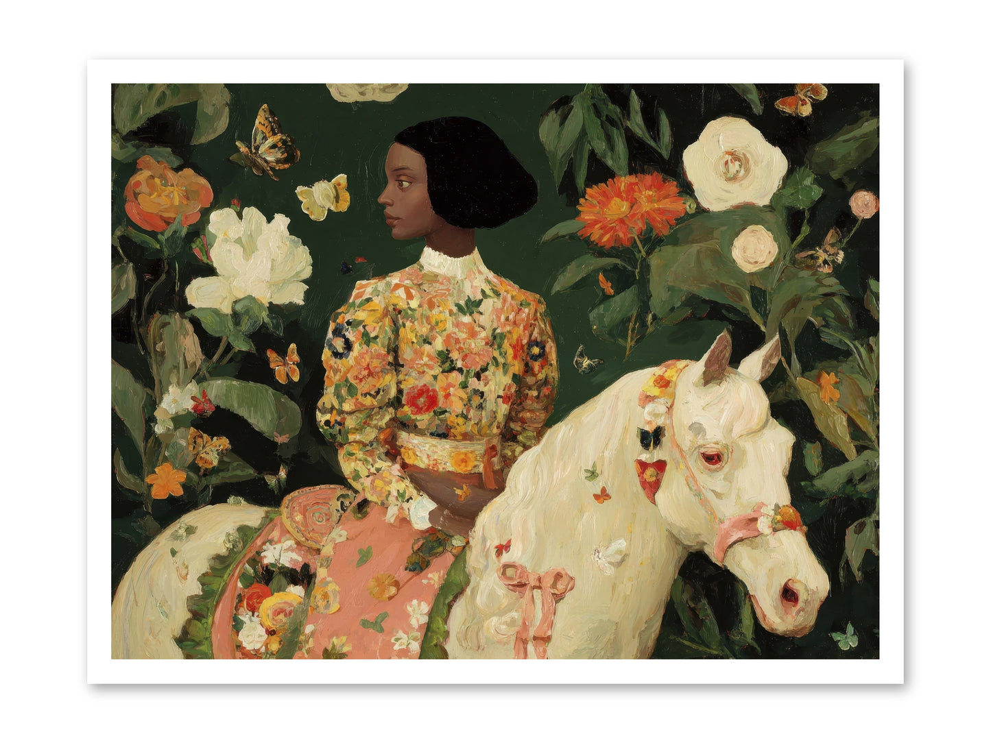 Fleur Finch-REZ -- Loose Canvas Print 32x24