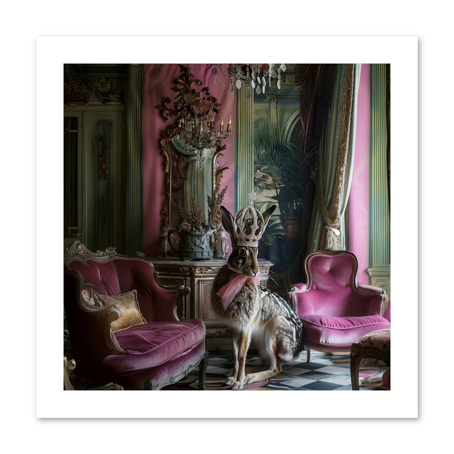 Fleurine -- Loose Canvas Print 12x12