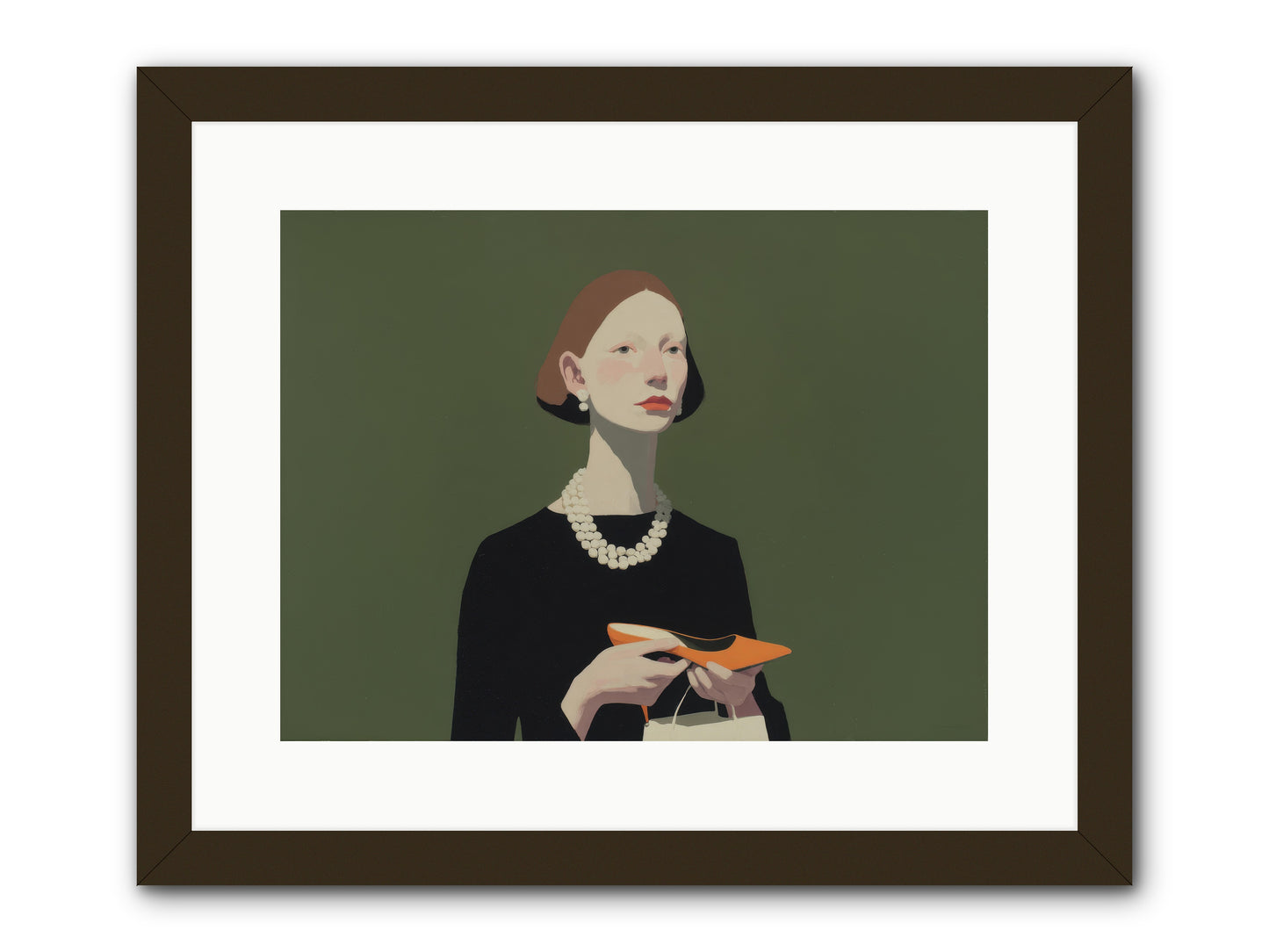 Flicker Calm -- Framed Print - Black 16x12
