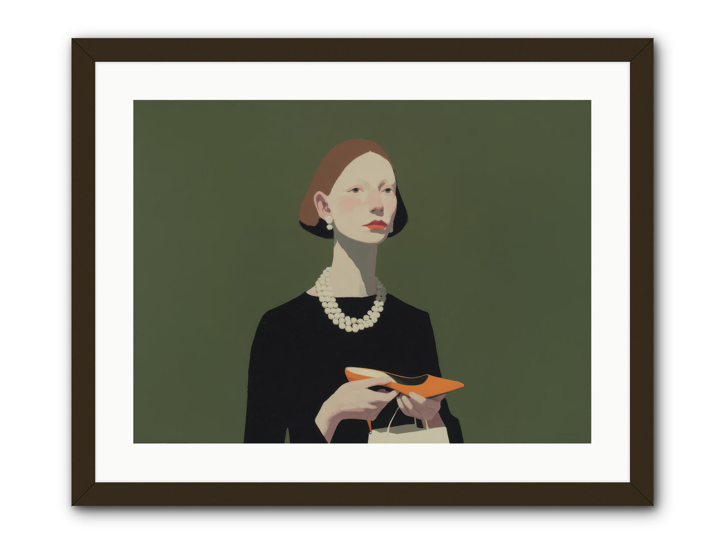 Flicker Calm -- Framed Print - Black 24x18