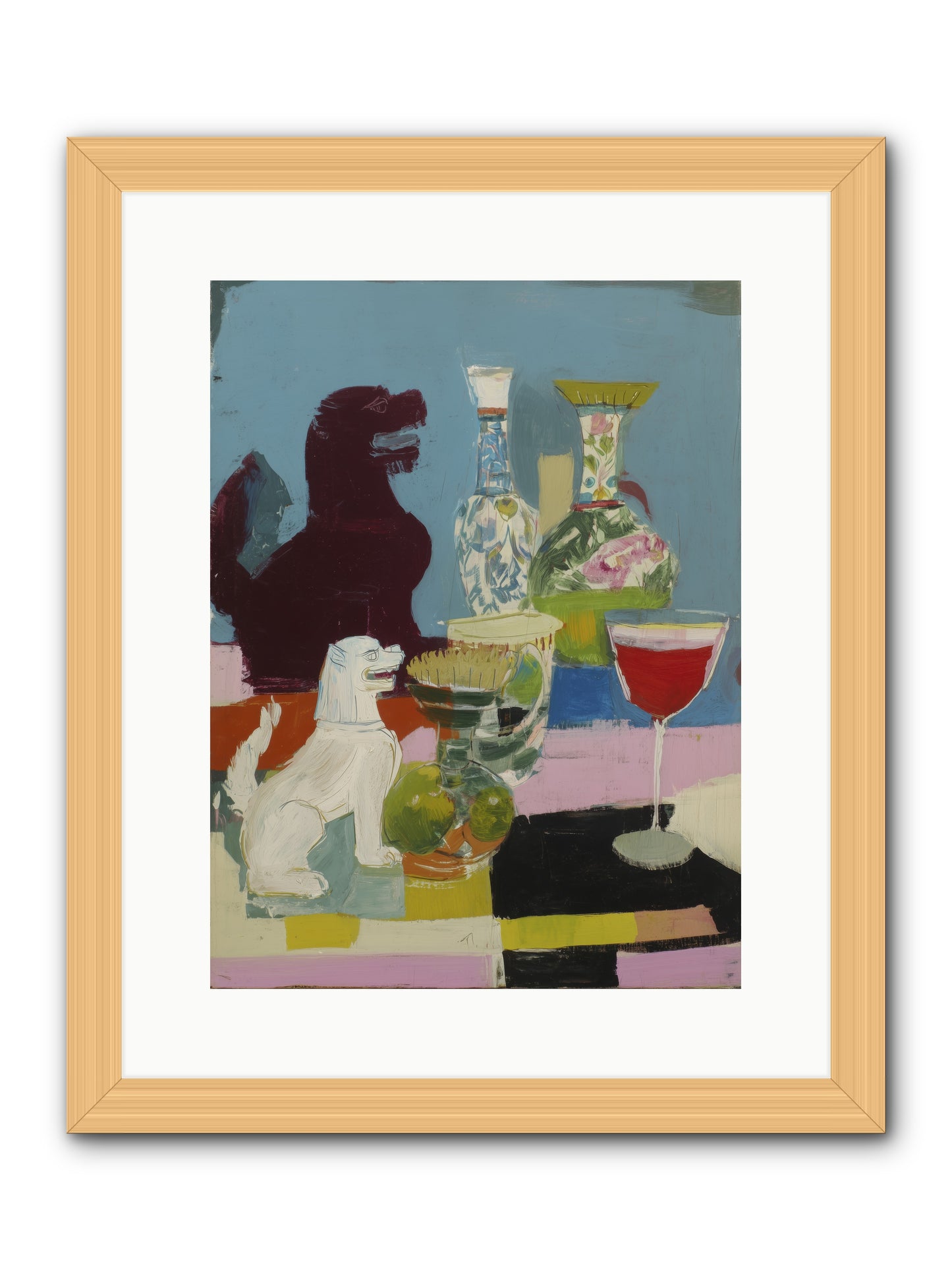 Flicker in Time -- Framed Print - Natural 12x16