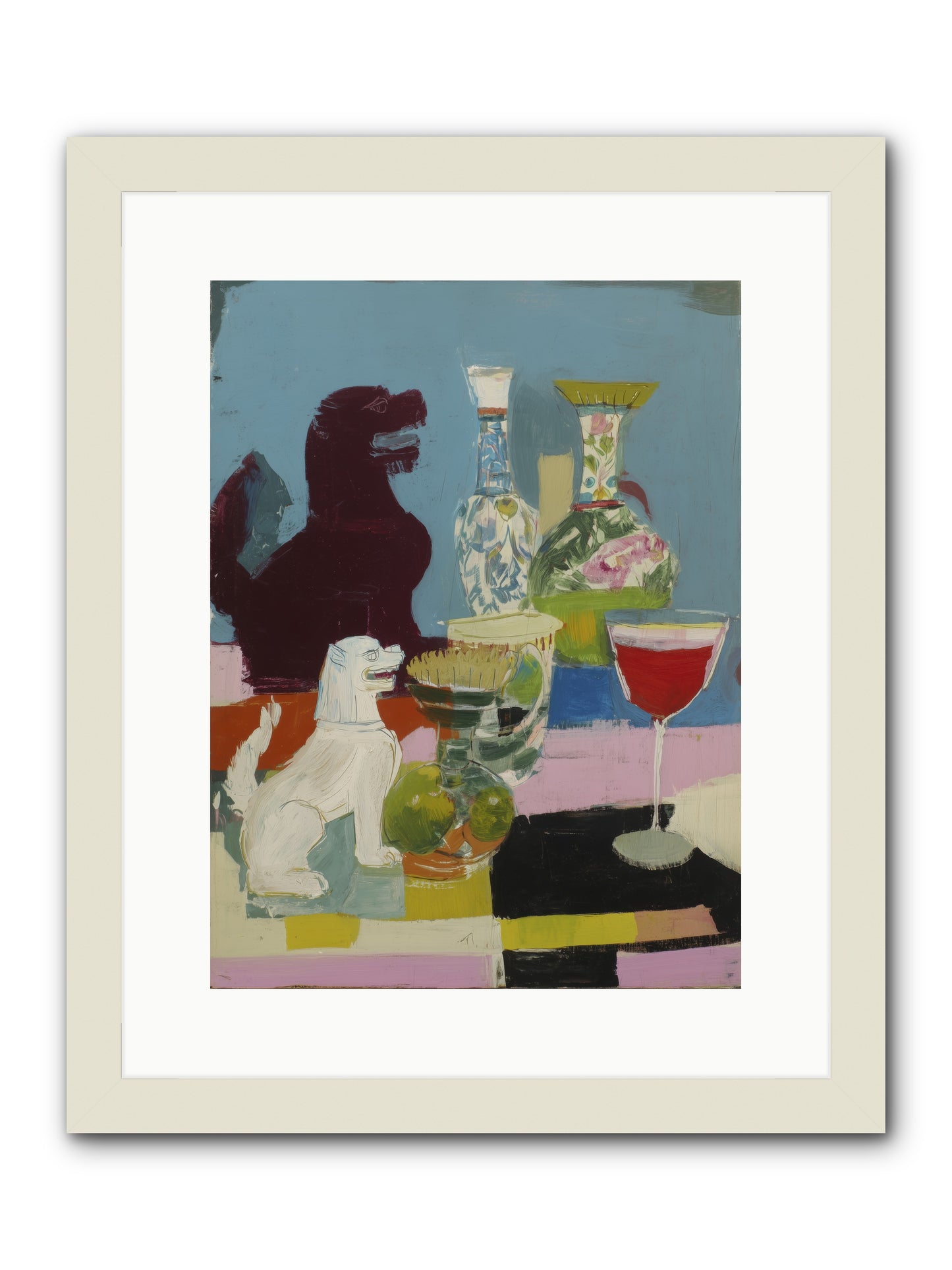 Flicker in Time -- Framed Print - White 12x16