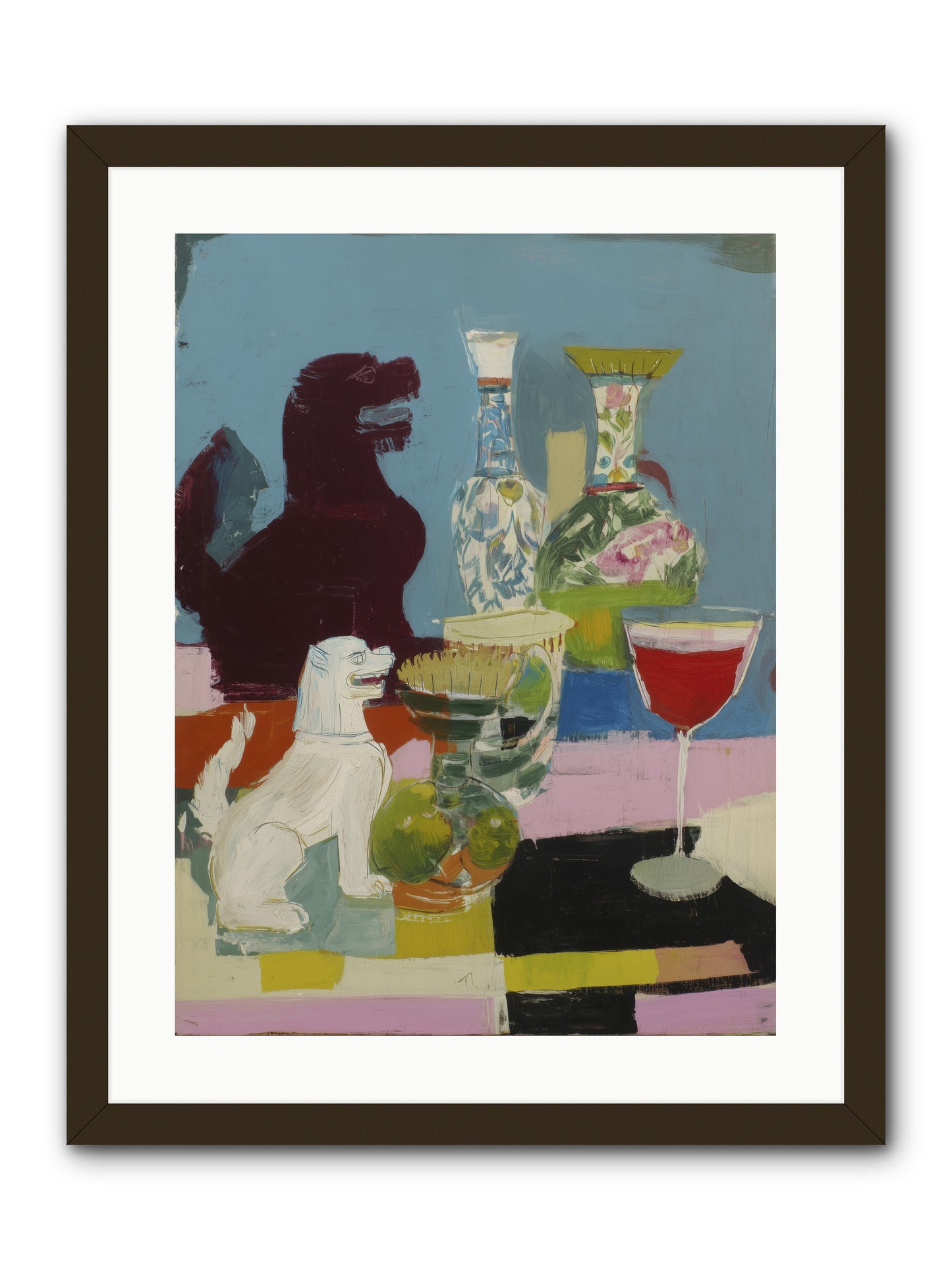 Flicker in Time -- Framed Print - Black 18x24