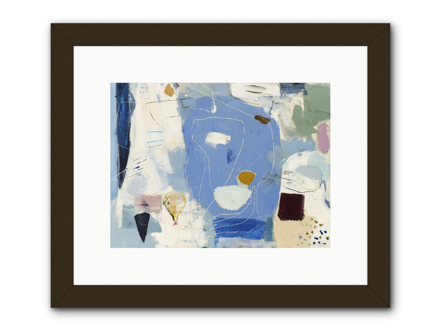 Flickering -- Framed Print - Black 12x9