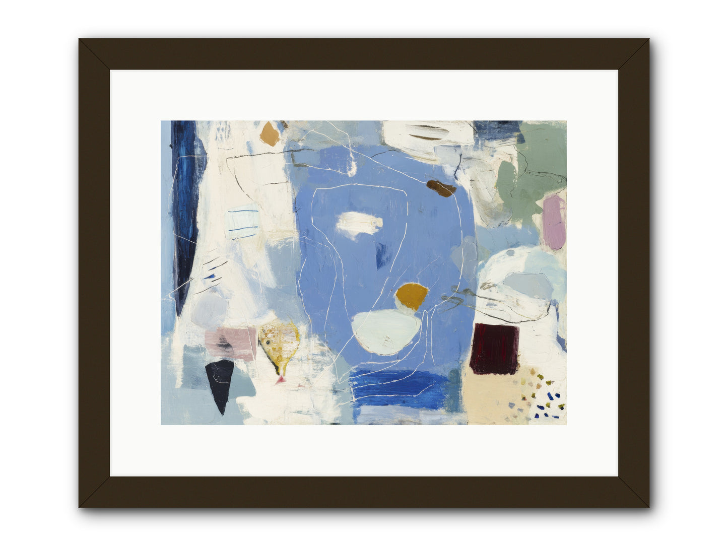 Flickering -- Framed Print - Black 16x12