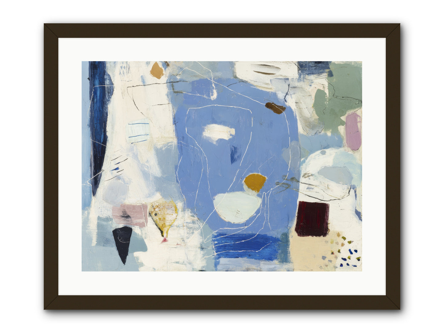 Flickering -- Framed Print - Black 24x18