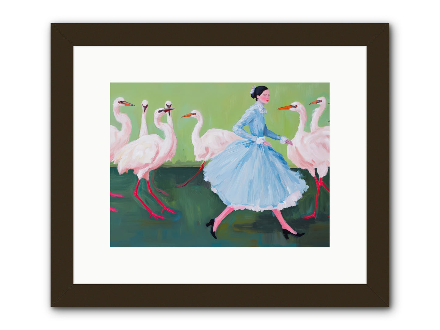 Flight School MemoirsREZ -- Framed Print - Black 12x9