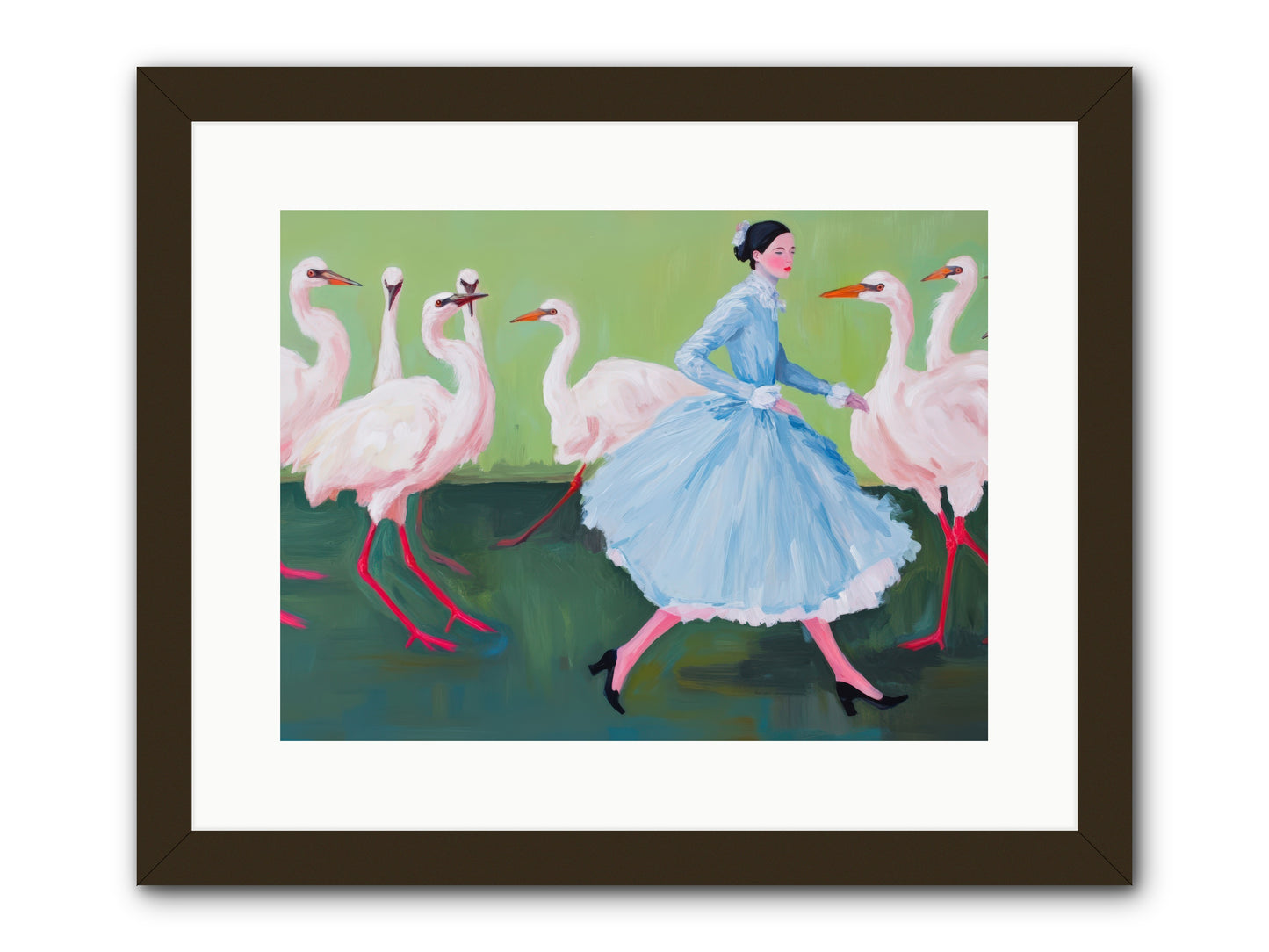 Flight School MemoirsREZ -- Framed Print - Black 16x12