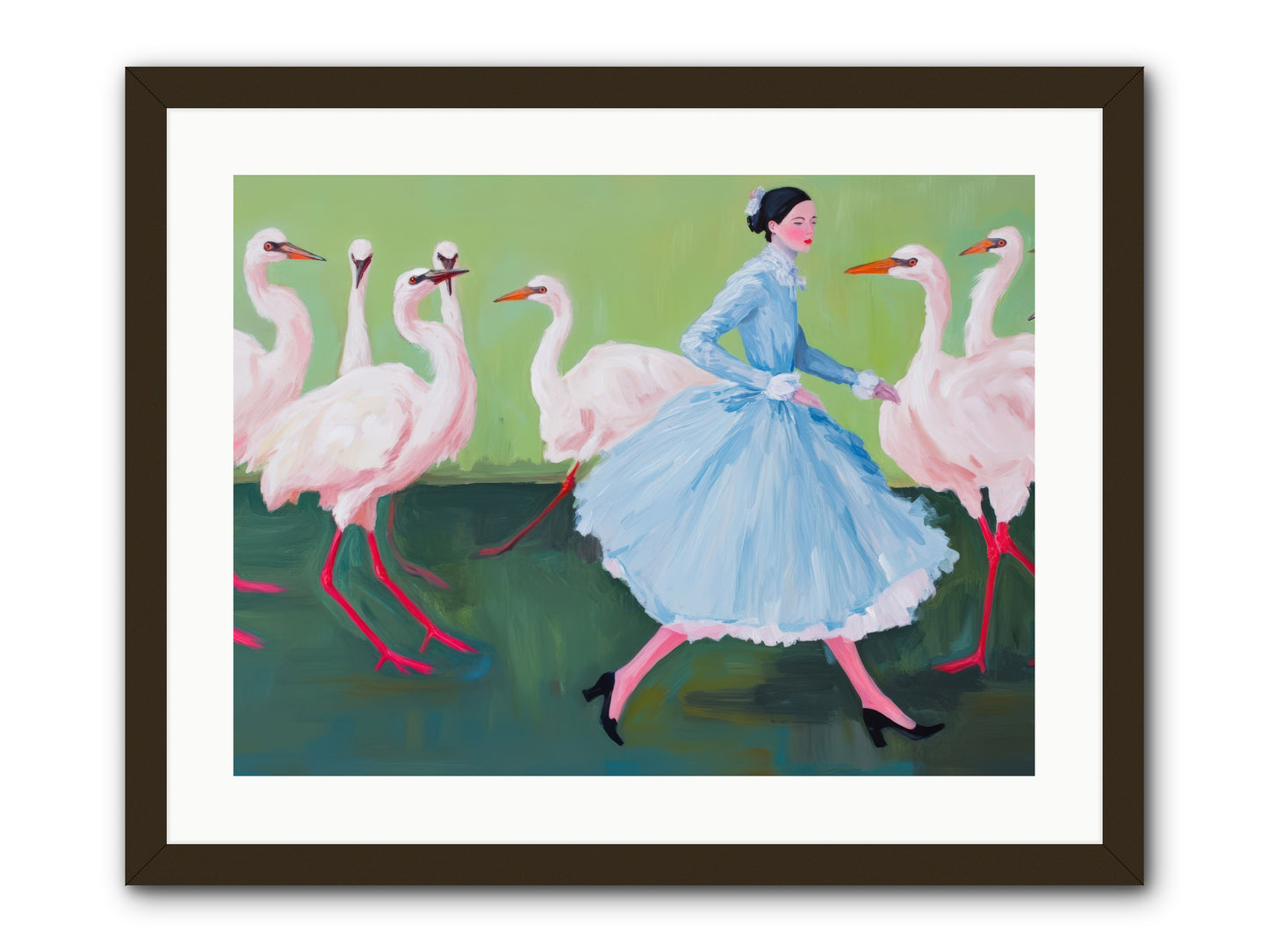Flight School MemoirsREZ -- Framed Print - Black 24x18
