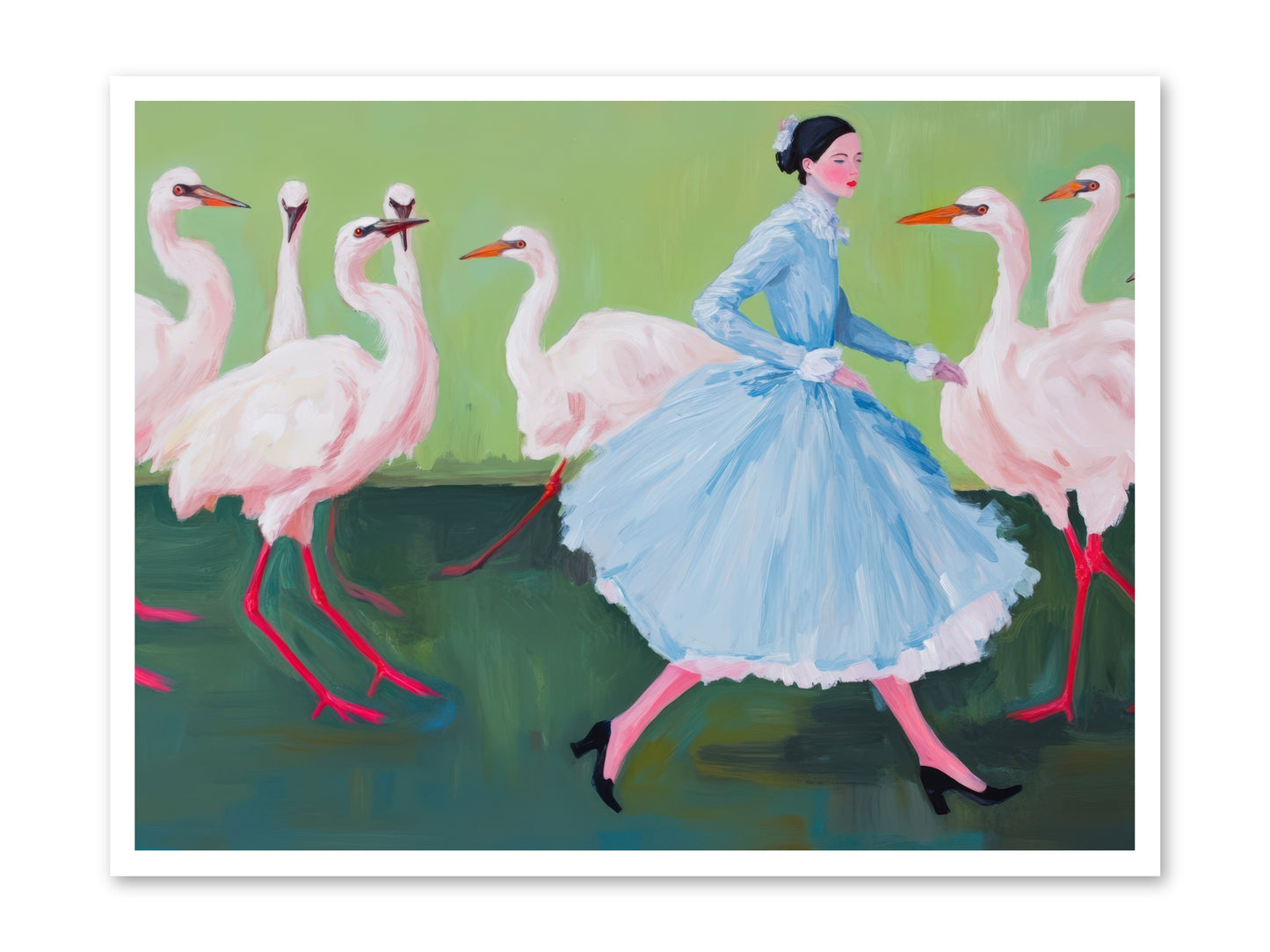 Flight School MemoirsREZ -- Loose Canvas Print 40x30