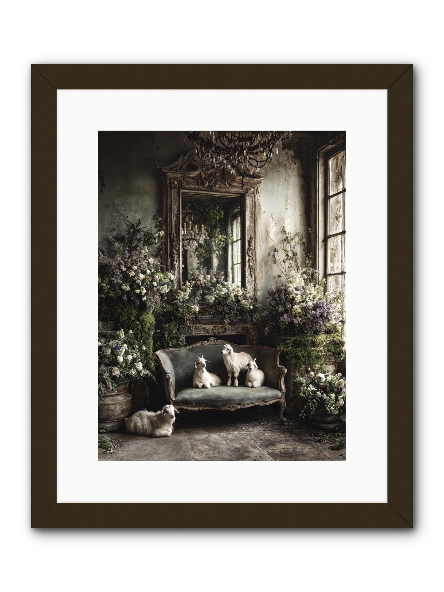 Flights of fancy -- Framed Print - Black 12x16