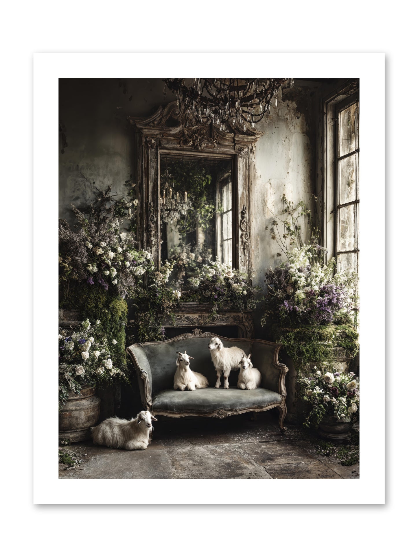 Flights of fancy -- Loose Canvas Print 12x16