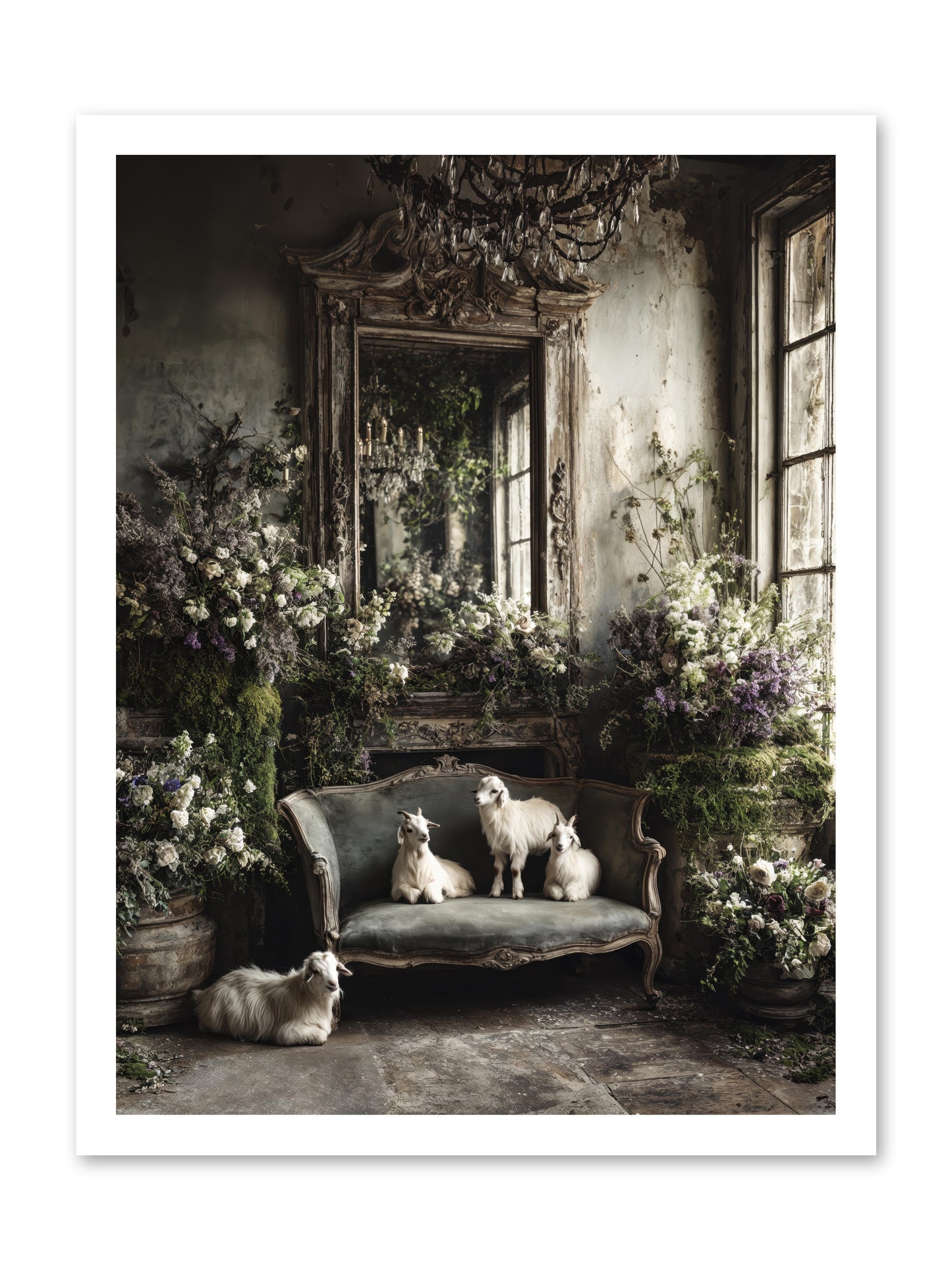 Flights of fancy -- Loose Canvas Print 18x24