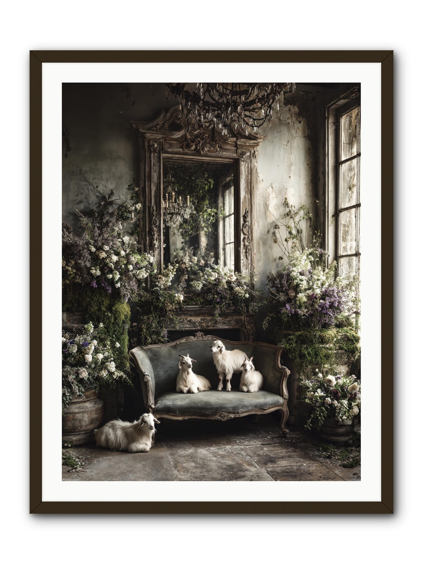 Flights of fancy -- Framed Print - Black 30x40