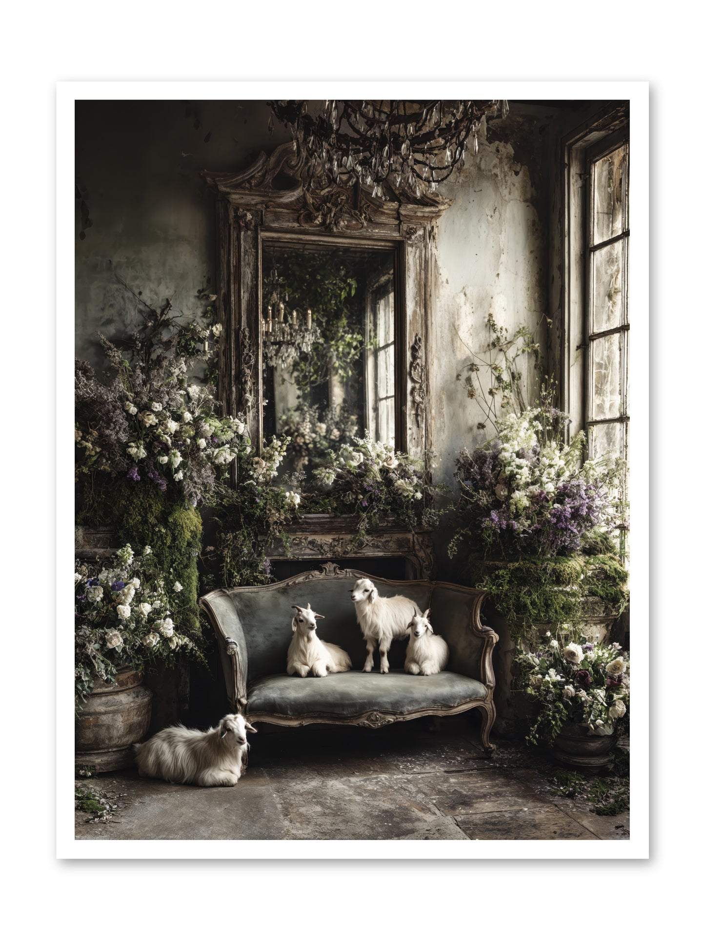 Flights of fancy -- Loose Canvas Print 30x40