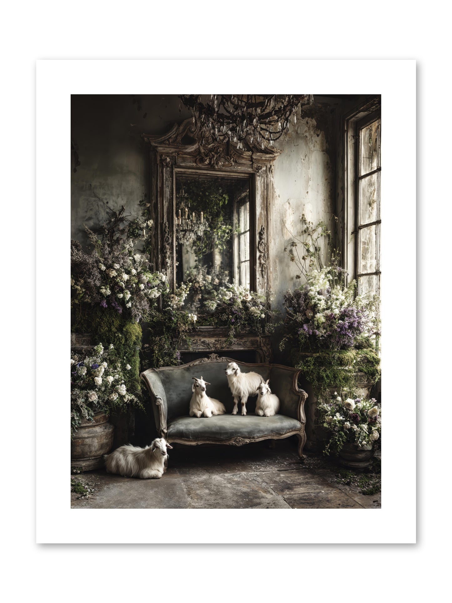 Flights of fancy -- Loose Canvas Print 9x12