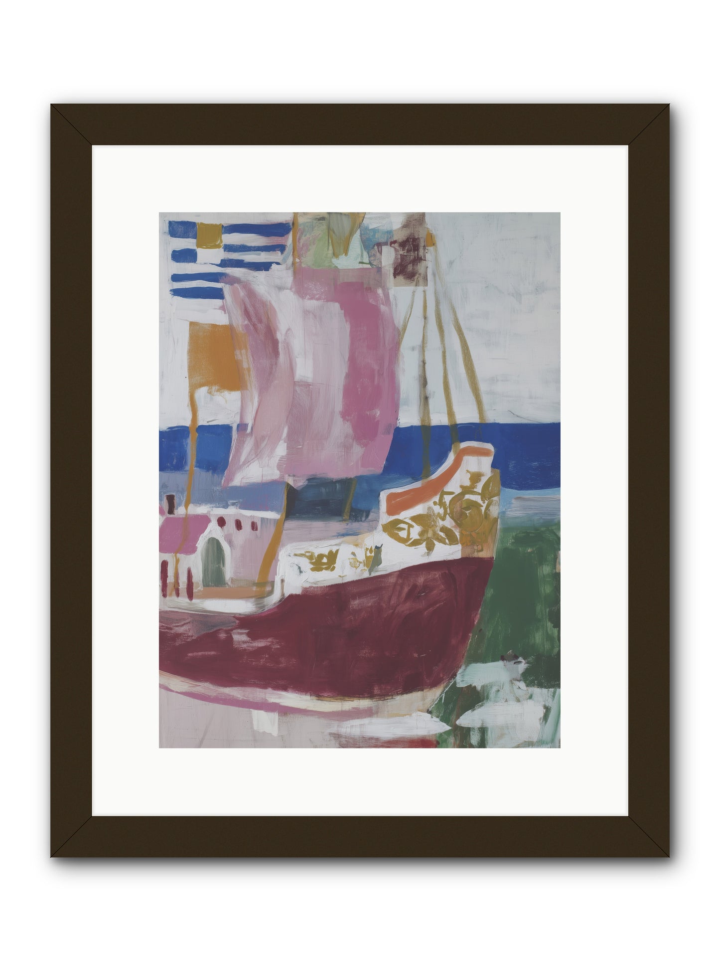 Floating Cathedral -- Framed Print - Black 12x16